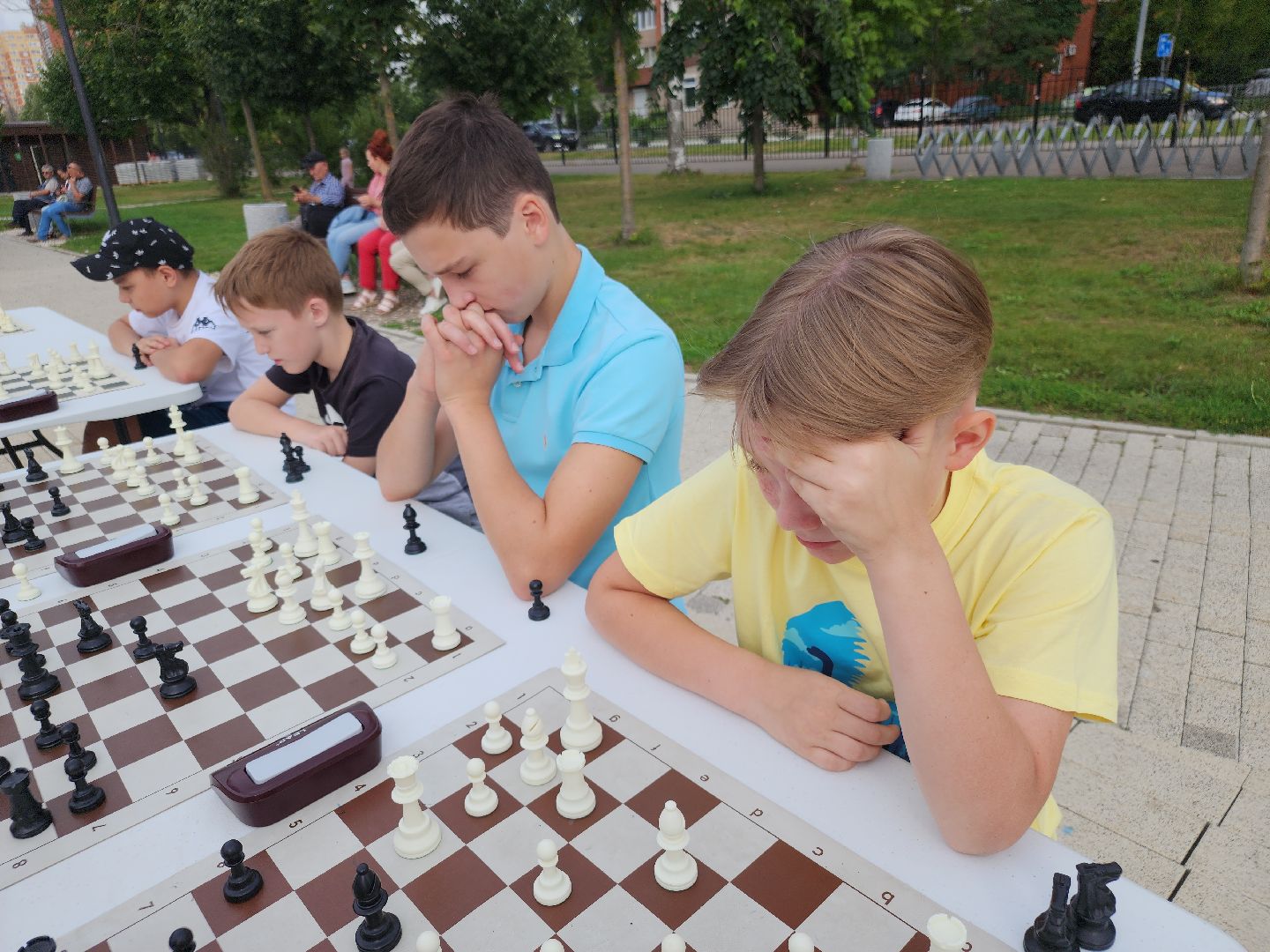 Турнир по шахматам, парки подмосковья, орехово зуево,