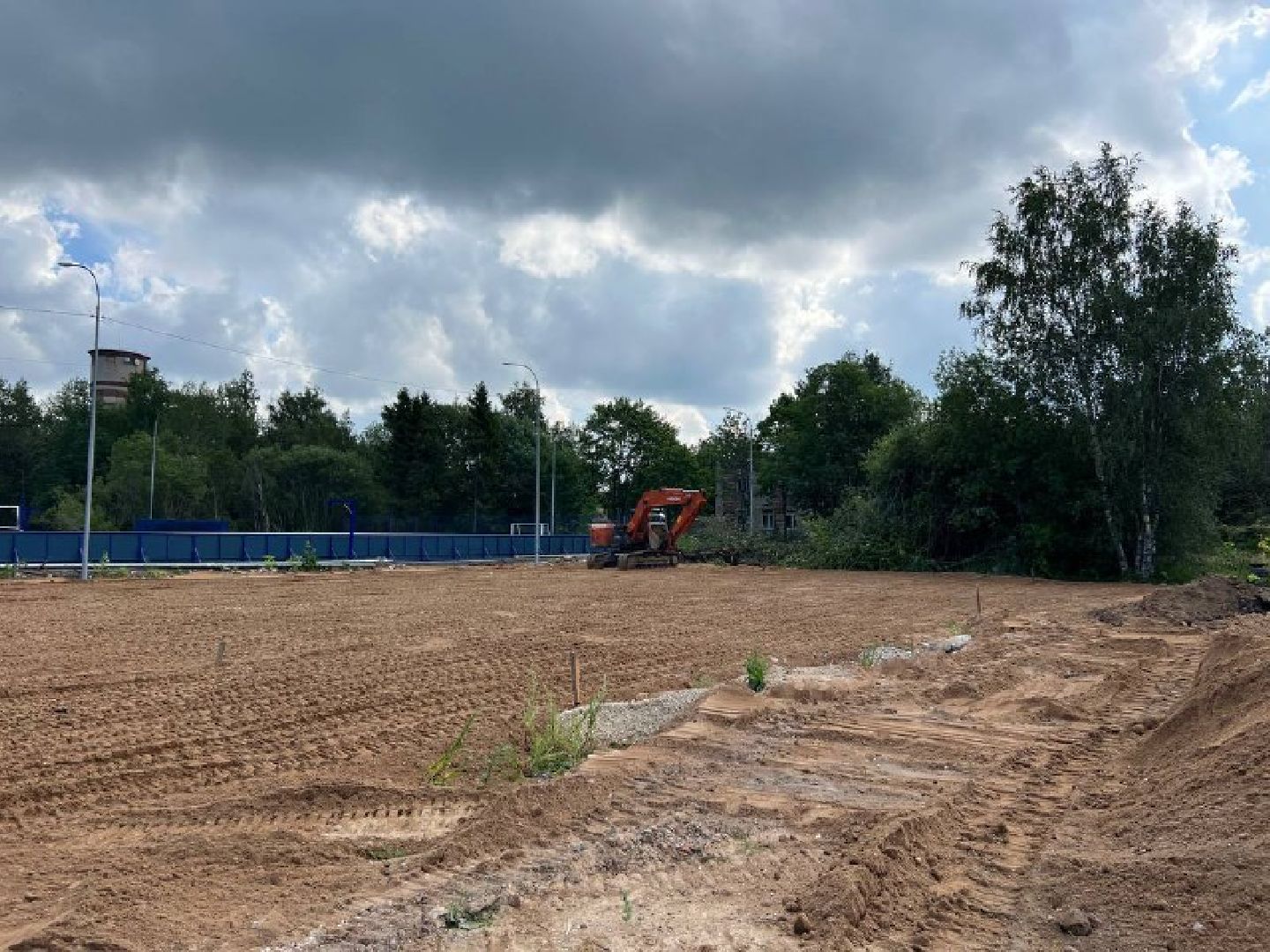 футбольное поле, строительство, городской округ восход,