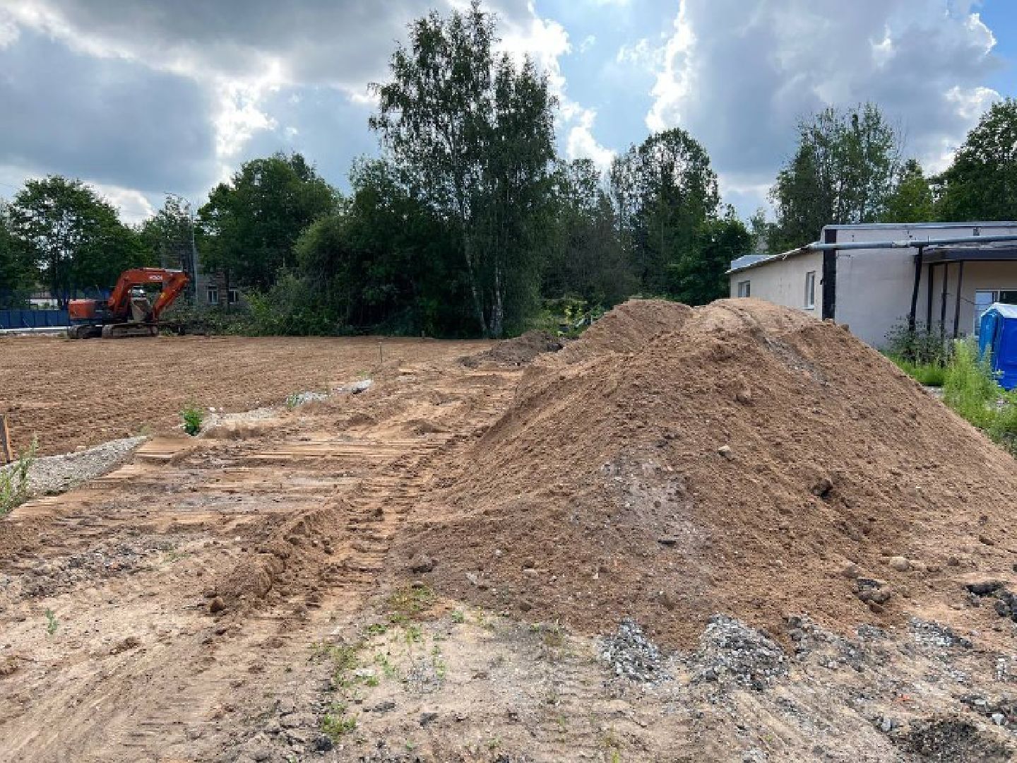 футбольное поле, строительство, городской округ восход,