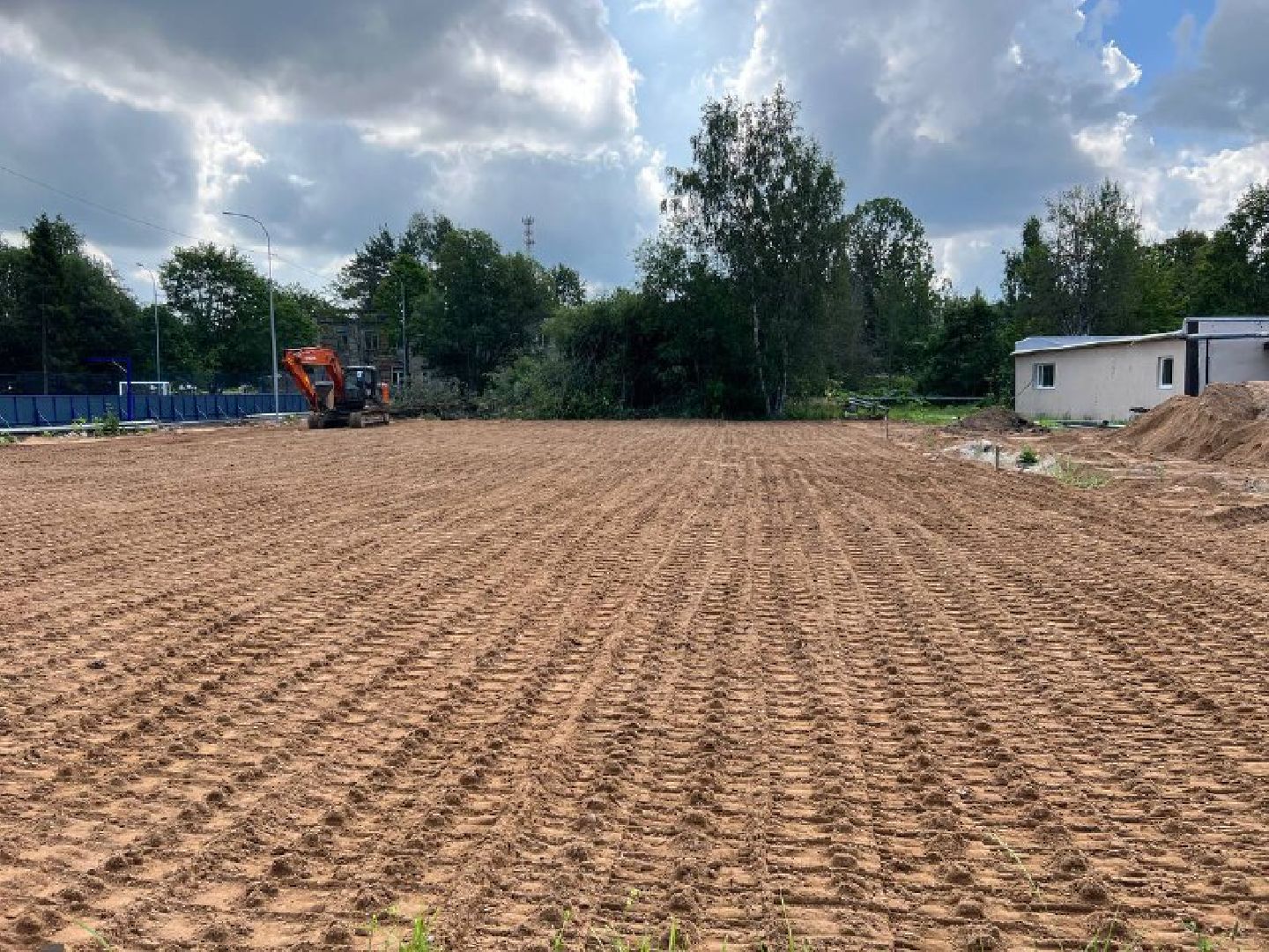 футбольное поле, строительство, городской округ восход,