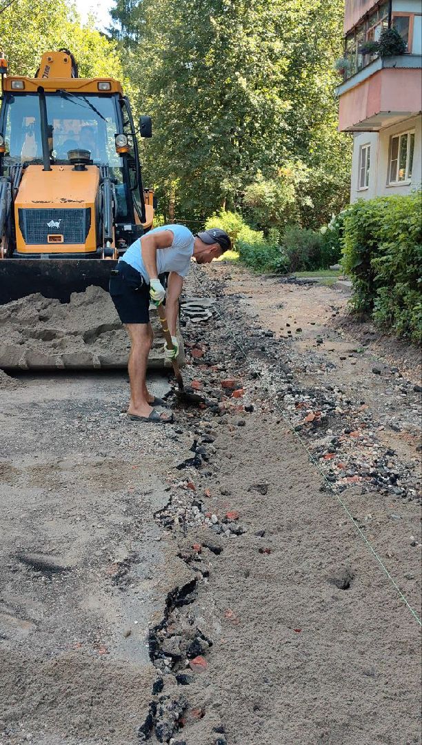 благоустройство, дворы, бордюр, тротуар, парковка, щёлково,