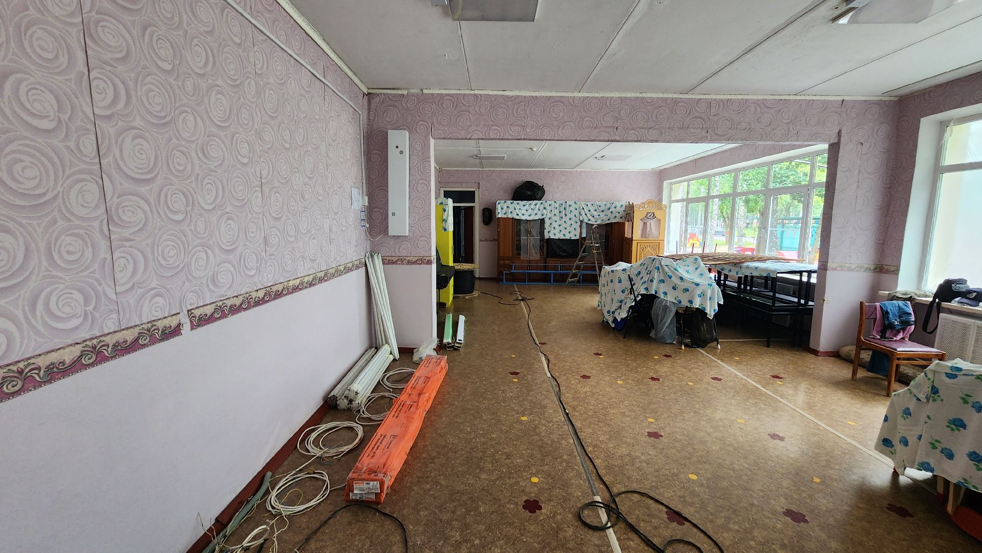 подмосковье, детский сад, ремонт, электрика,