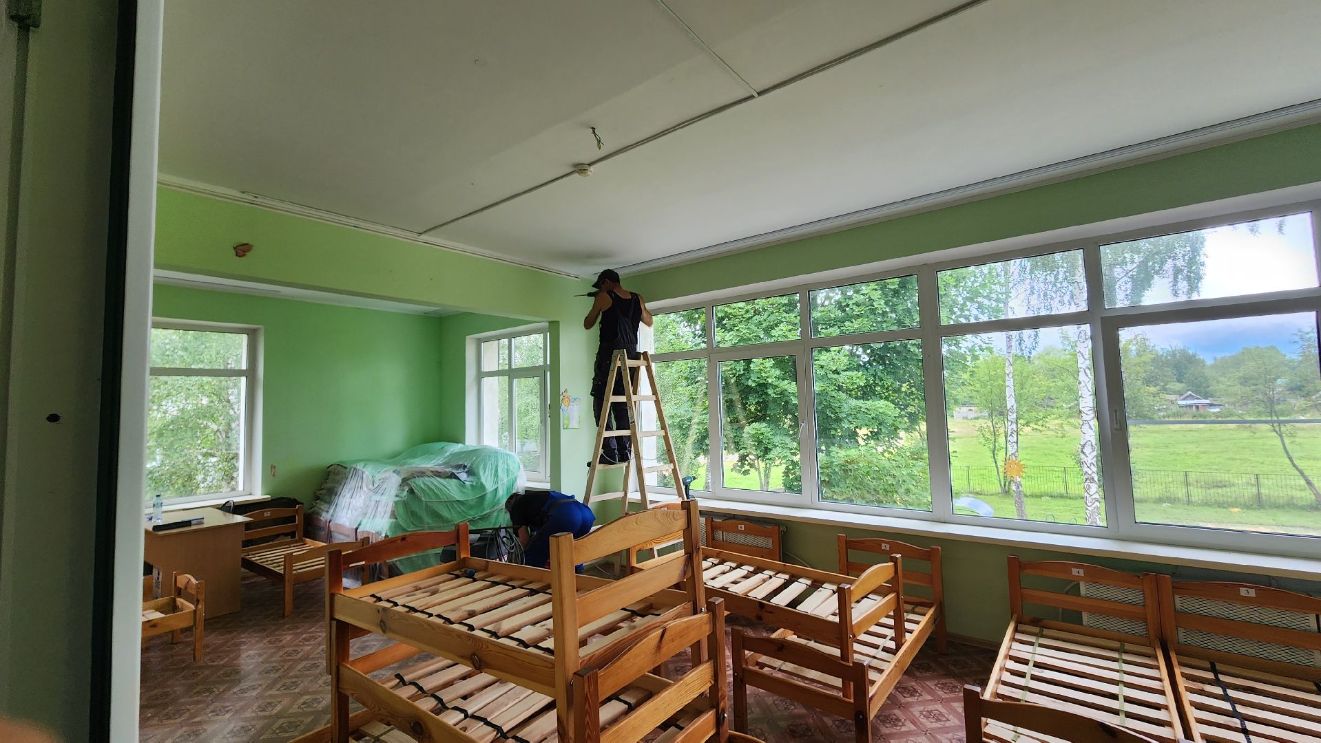 подмосковье, детский сад, ремонт, электрика,