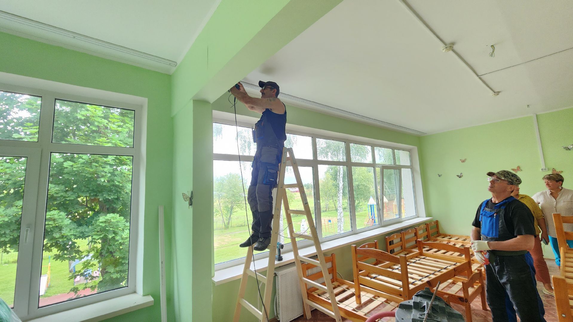 подмосковье, детский сад, ремонт, электрика,