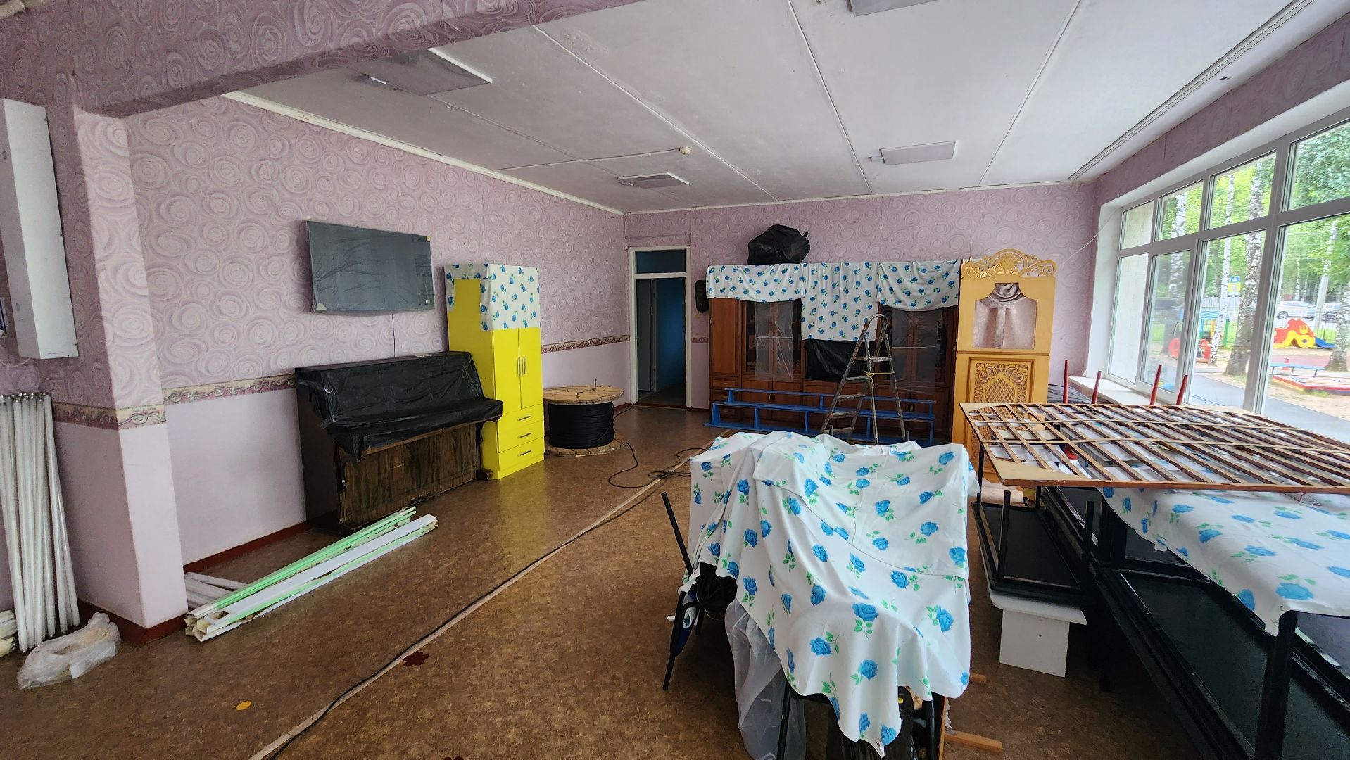 подмосковье, детский сад, ремонт, электрика,