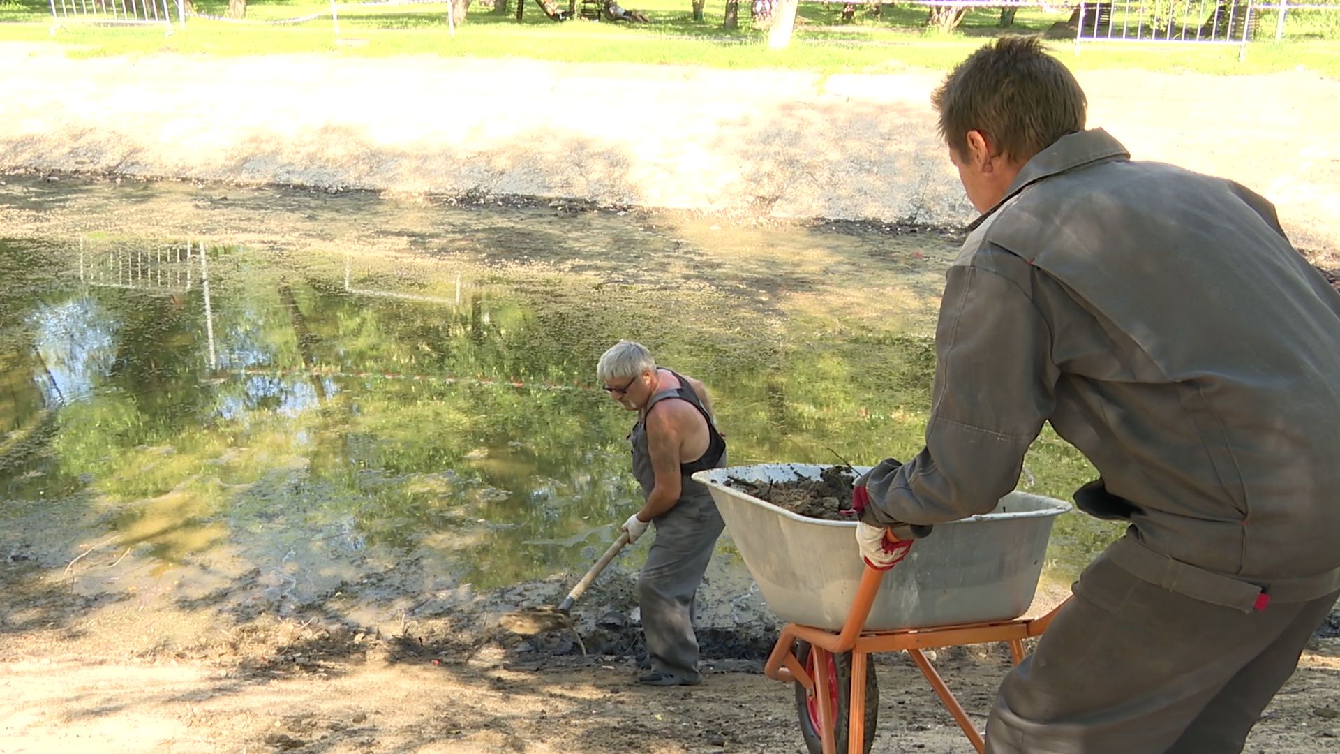 Реутов, благоустройство, парк, пруд, очистка,