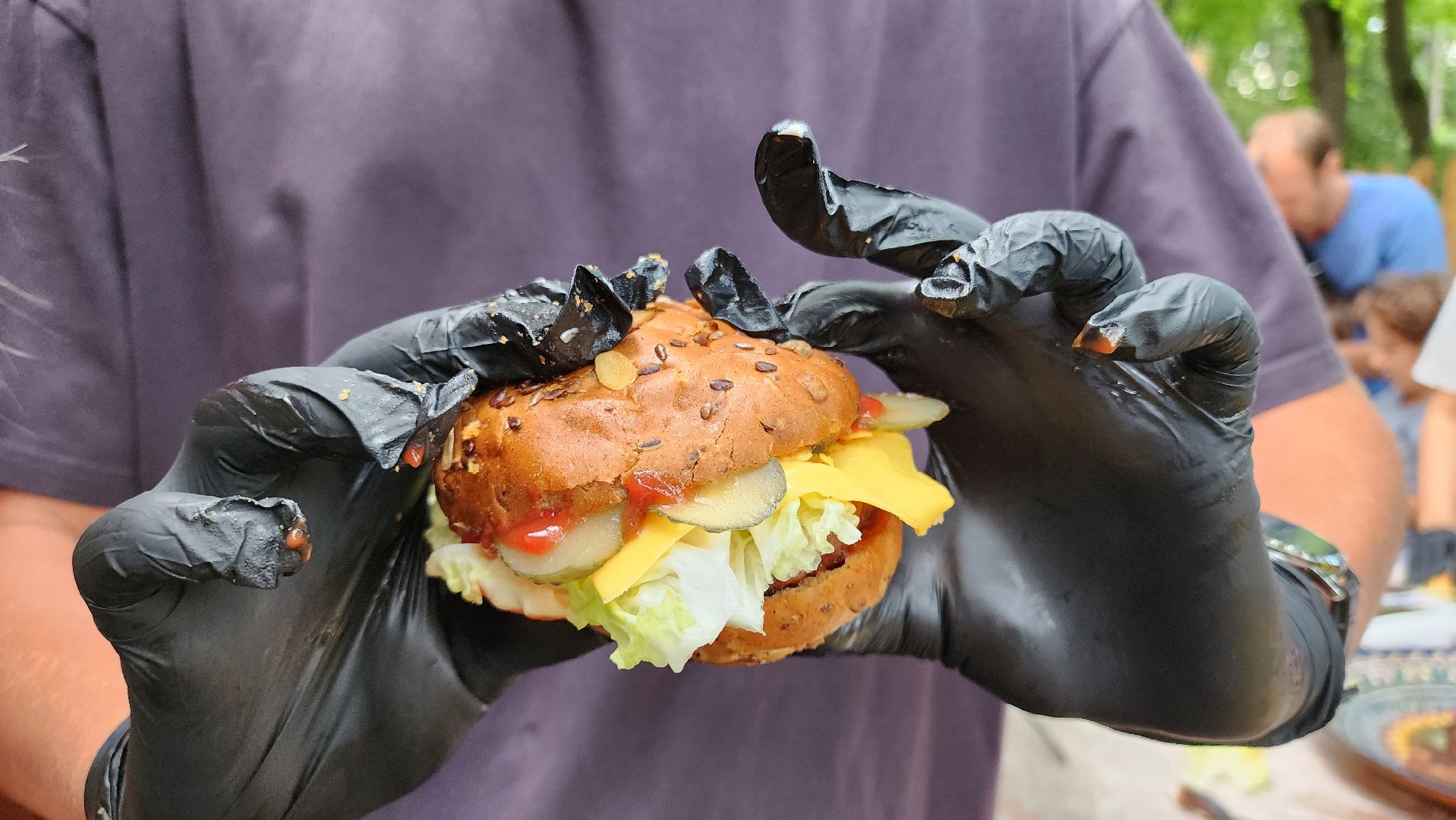 Кашира, Городской парк, мастер-класс, бургеры, котлета, булка, лимонад, ночь в парке, волонтеры,