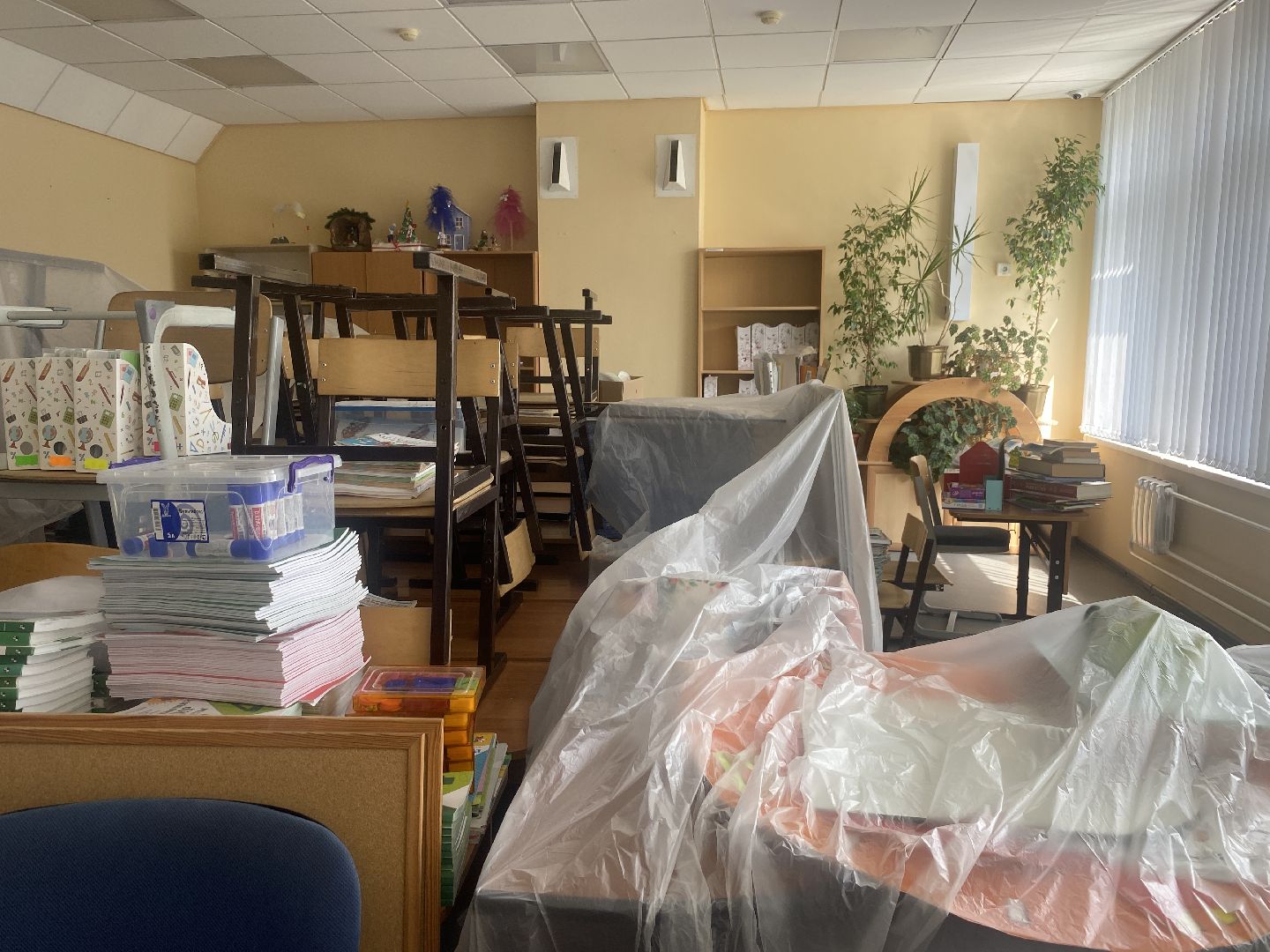 новый учебный год, школа перспектива власиха, подготовка к учебному году, текущий ремонт школы, Власиха Перспектива,