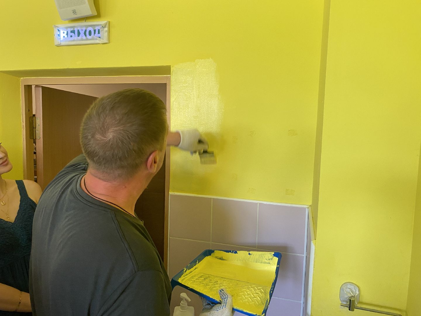 новый учебный год, школа перспектива власиха, подготовка к учебному году, текущий ремонт школы, Власиха Перспектива,