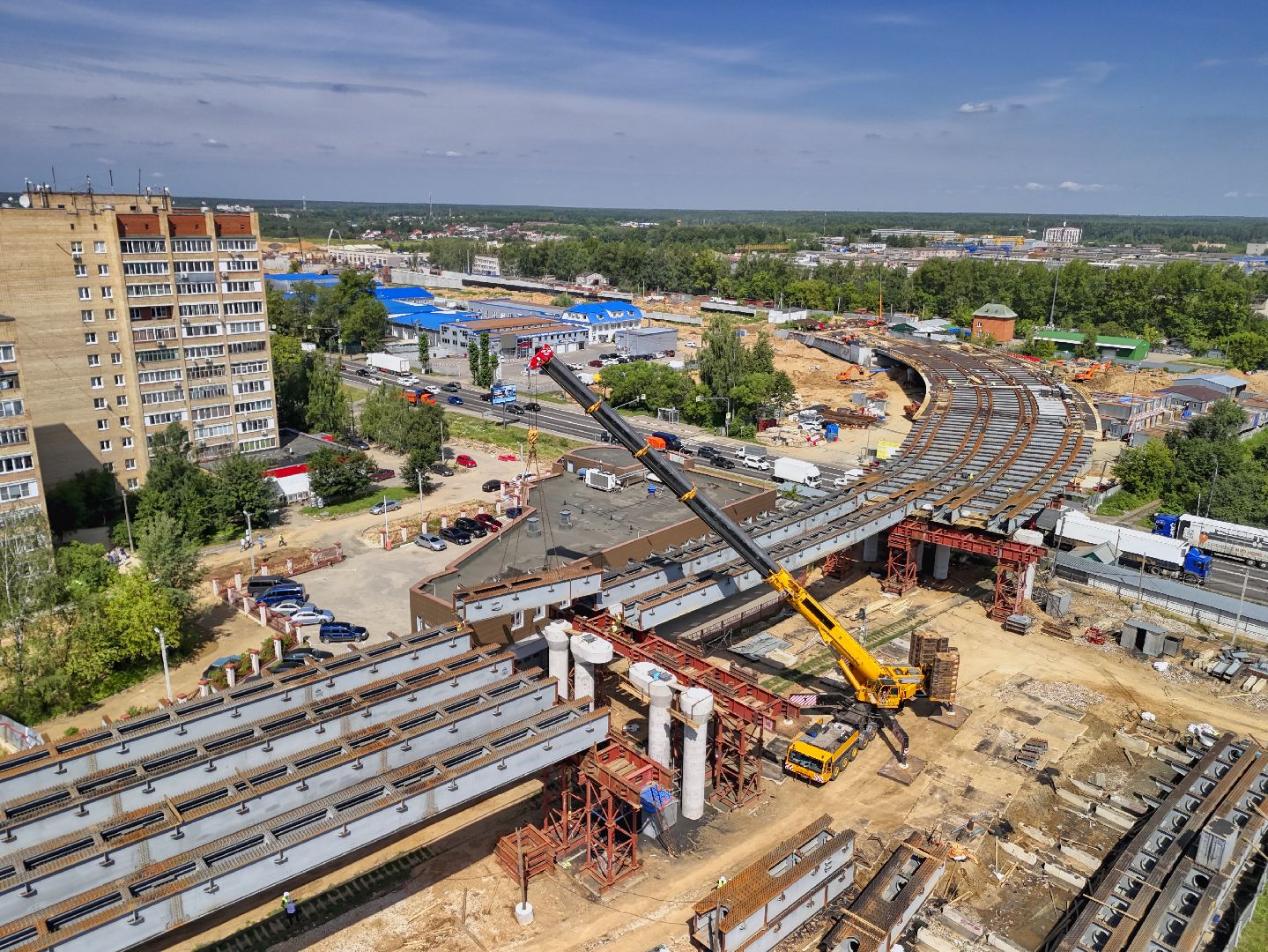 автодор, большие вяземы, строительство, цкад, дороги, эстакада, мост, тоннель,малые вяземы,