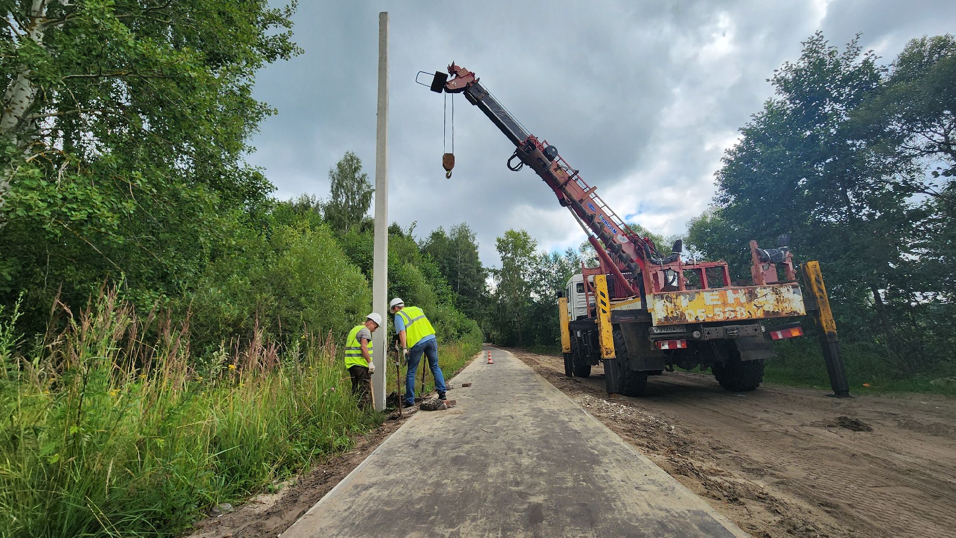 уличное освещение, благоуйстройство, Рошаль, озеро Юбилейное, Большая Шатура,