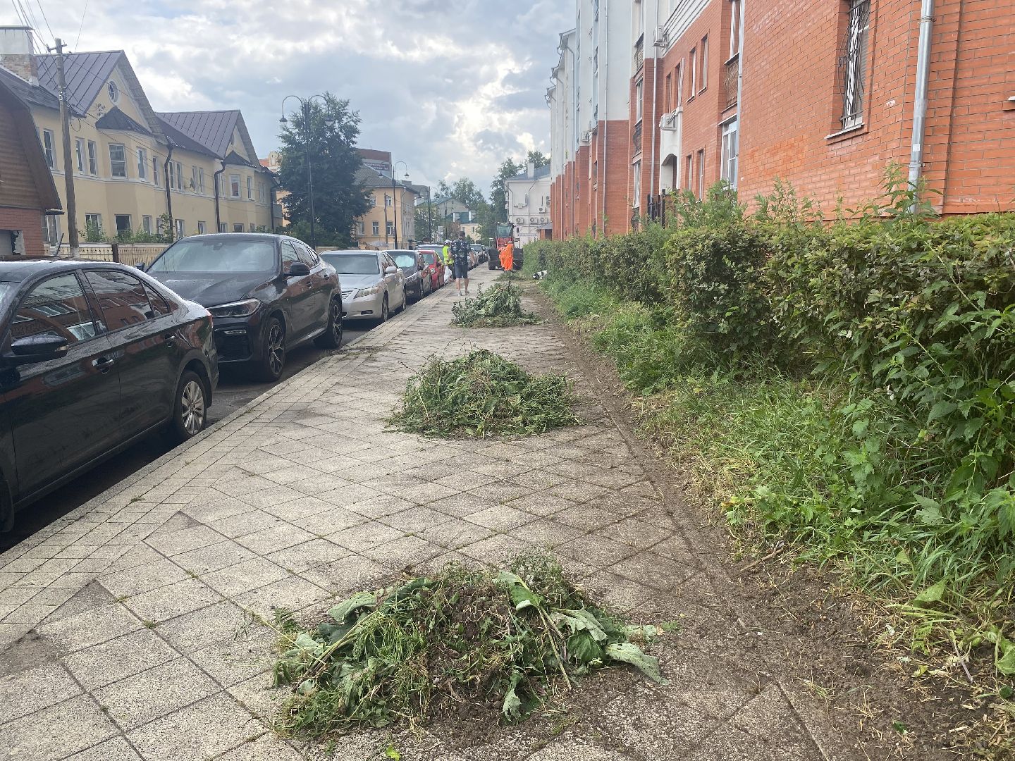 Коломна, Дороги, уборка тротуара, дорожная инфраструктура,