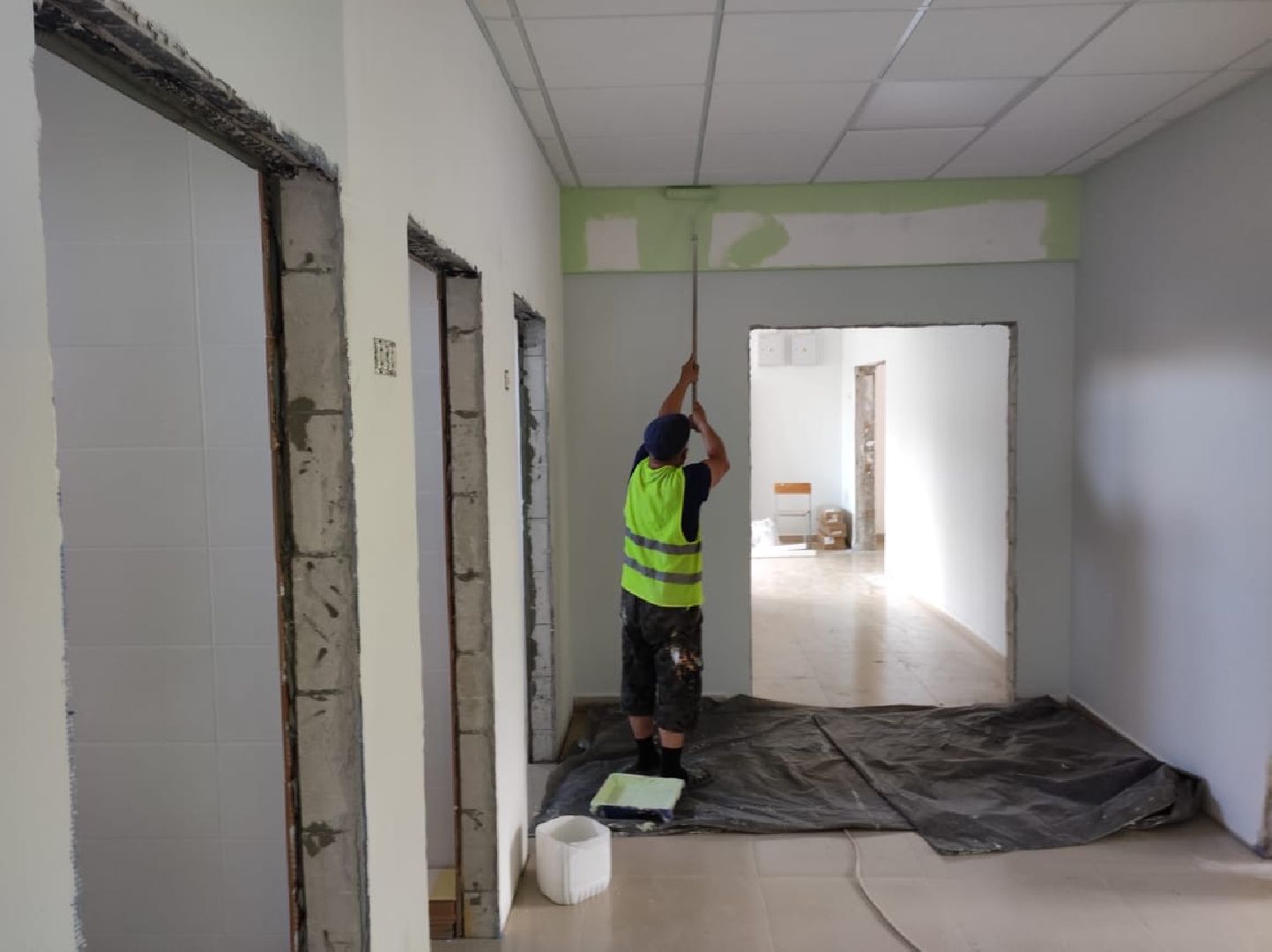 Строительство, Новая школа, Домодедово, Подмосковье, Село Красный путь, образование, образование в подмосковье,