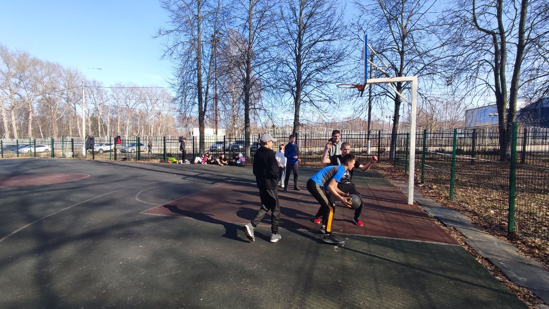Кашира, парк, баскетбол