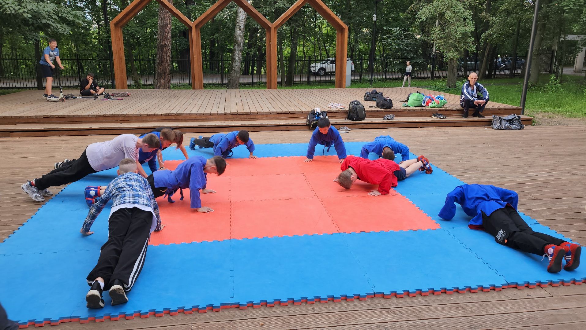 спорт, парки Подмосковья, Лосино-Петровский,