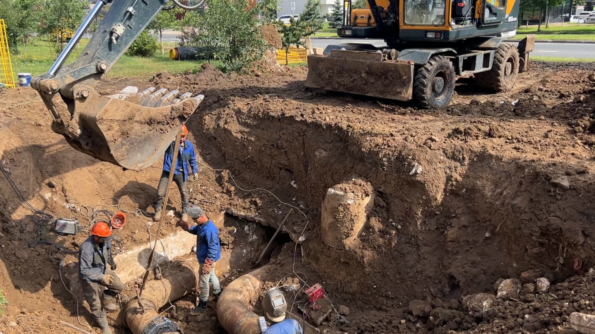 химки, жкх, мосэнерго, отопительный сезон, теплосети, ремонт теплосетей, модернизация теплосетей,