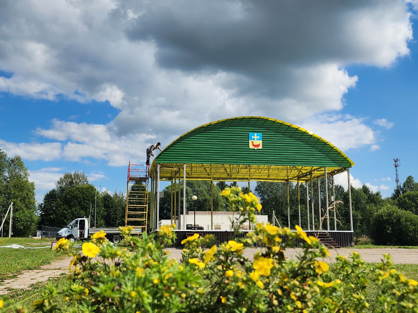 благоуйстройство, волоколамск, Спасс,