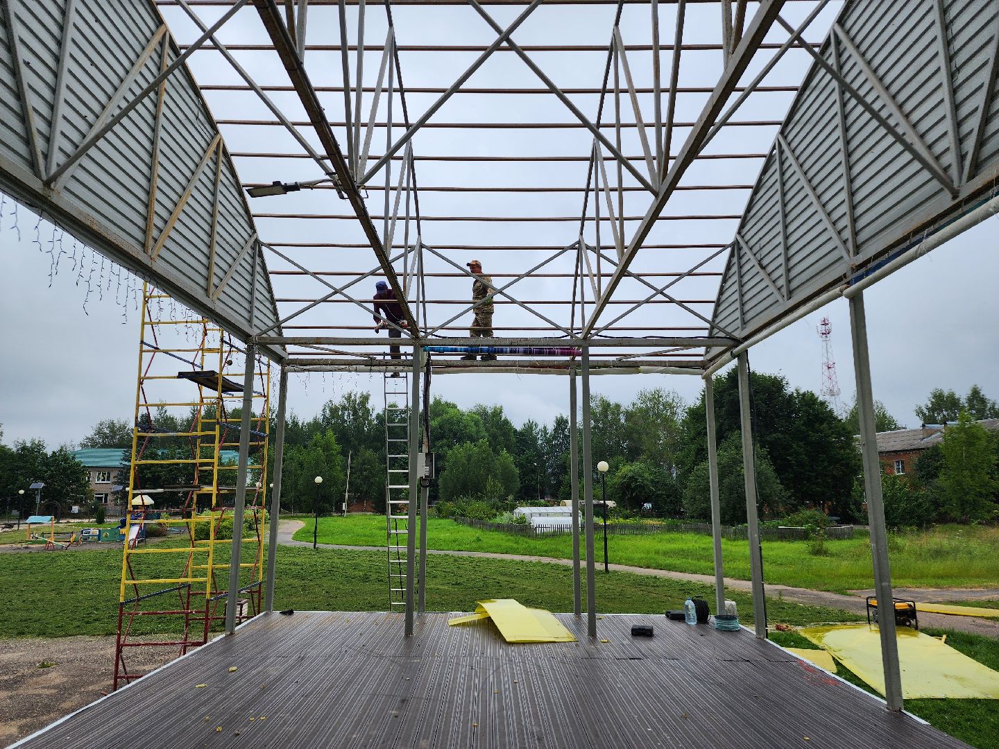 благоуйстройство, волоколамск, Спасс,