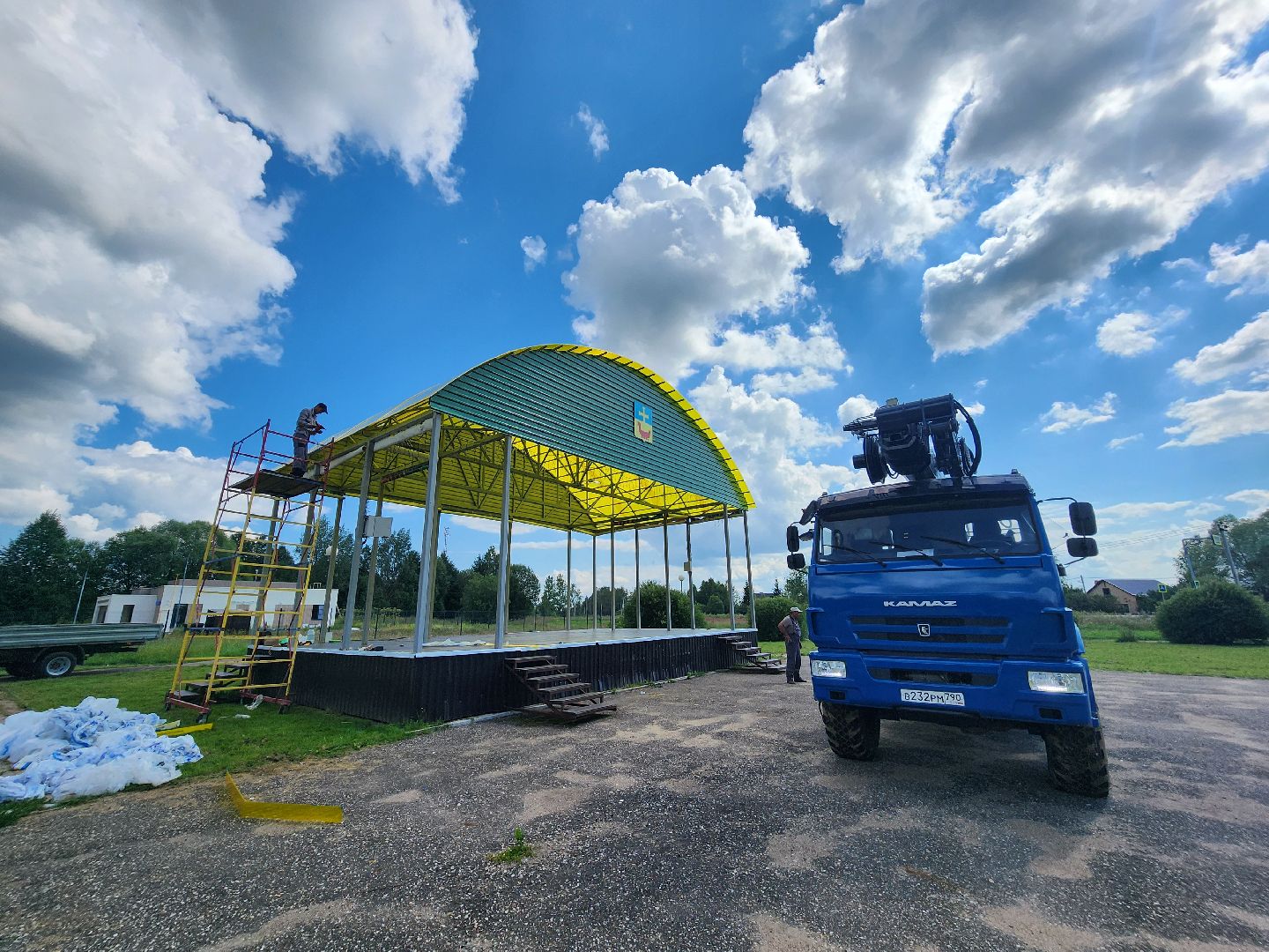 благоуйстройство, волоколамск, Спасс,