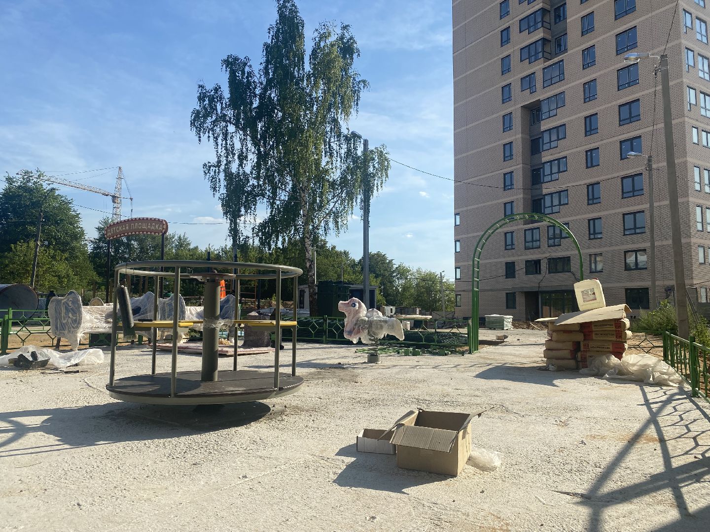 Строительство, Подмосковье, Домодедово, детская площадка, Монтаж, Игровые элементы, новая детская площадка,