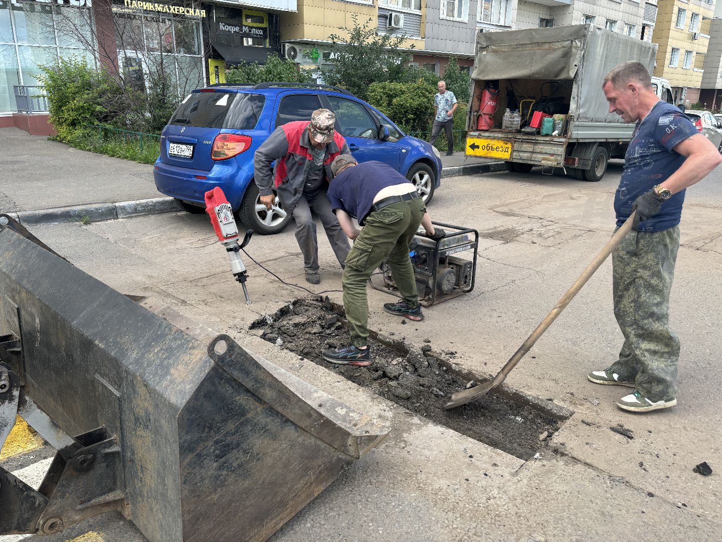 дороги, благоустройство, ямочный ремонт,