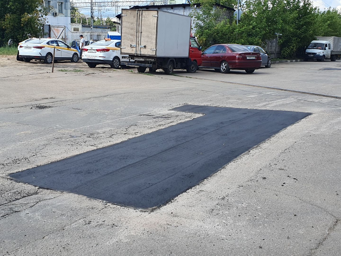 ямочный ремонт дорог, дорожное покрытие, мытищи,