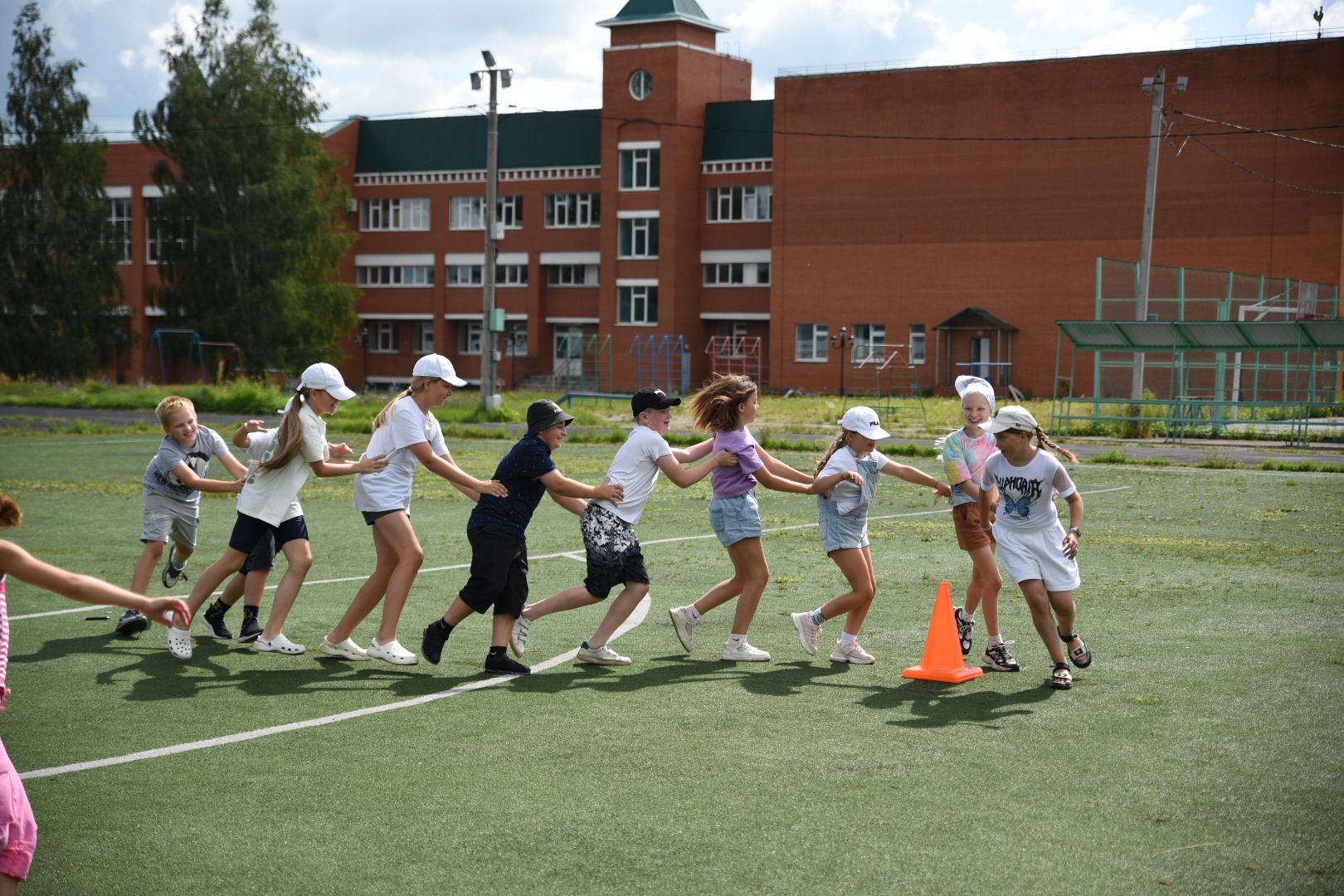 Бронницы, Детский лагерь Радуга, День пожарной и антитеррористической безопасности, Спортивные эстафеты в летнем лагере,