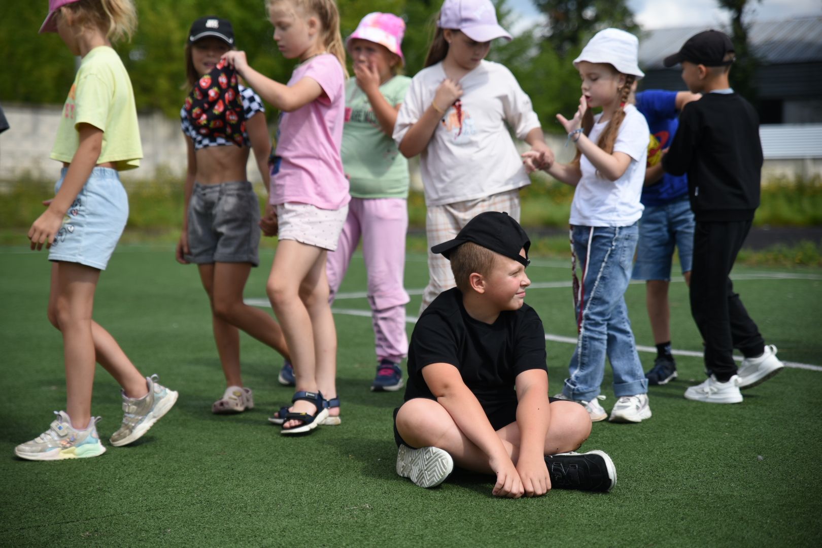 Бронницы, Детский лагерь Радуга, День пожарной и антитеррористической безопасности, Спортивные эстафеты в летнем лагере,