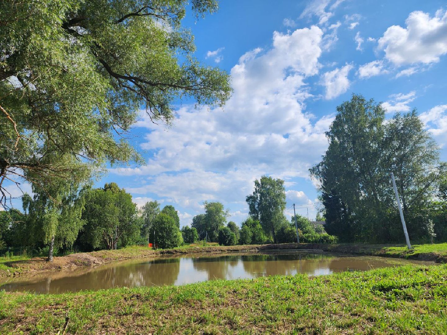 можайск, можайский городской округ, подмосковье, пожарный пруд, благоусройство, расчистка пруда,