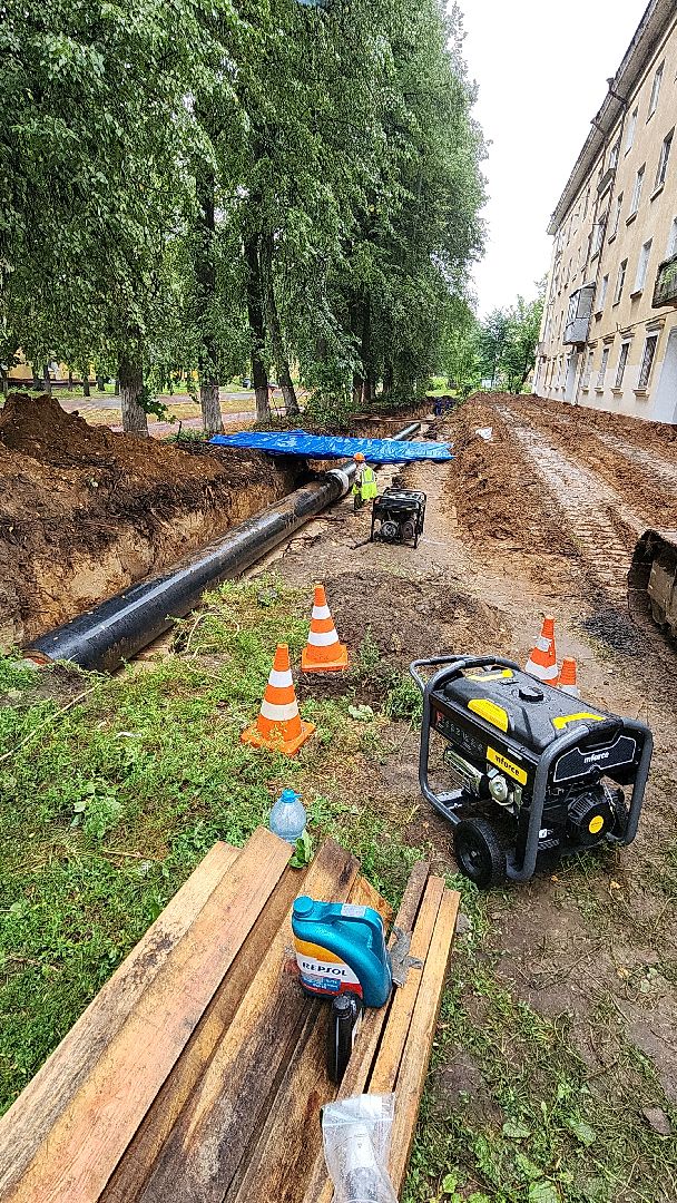 жкх, жкх подмосковья, электросталь, теплотрасса, ремонт теплотрассы, котельная, котельная восточная, отопительный сезон,