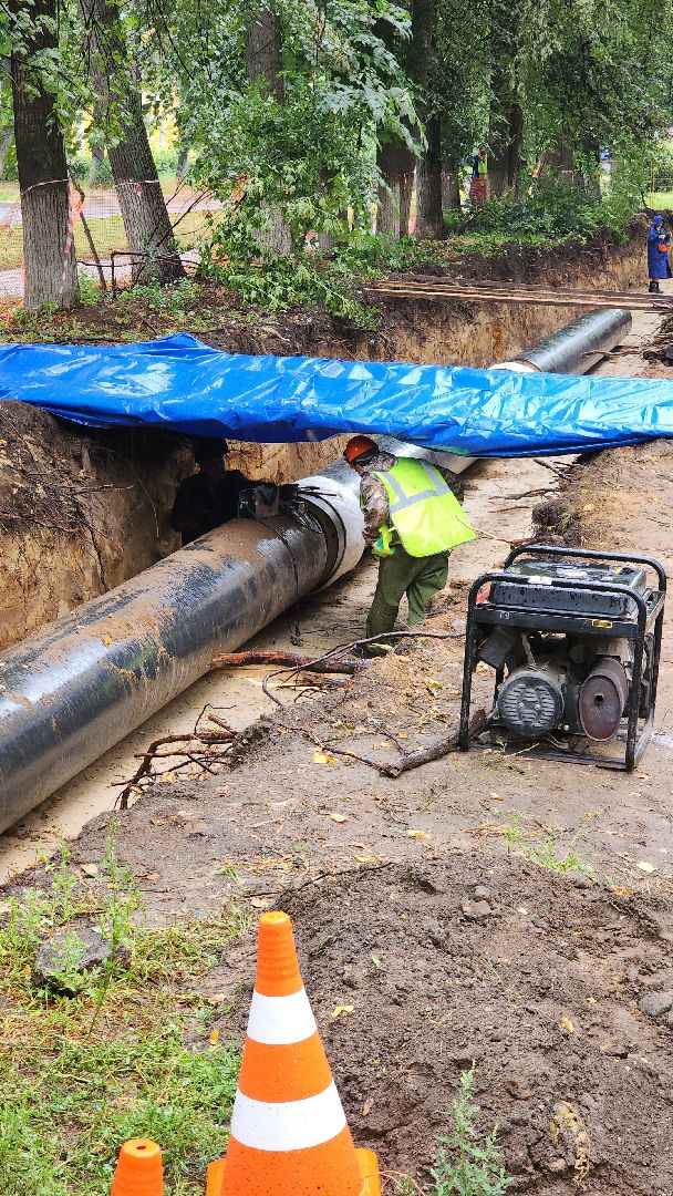 жкх, жкх подмосковья, электросталь, теплотрасса, ремонт теплотрассы, котельная, котельная восточная, отопительный сезон,