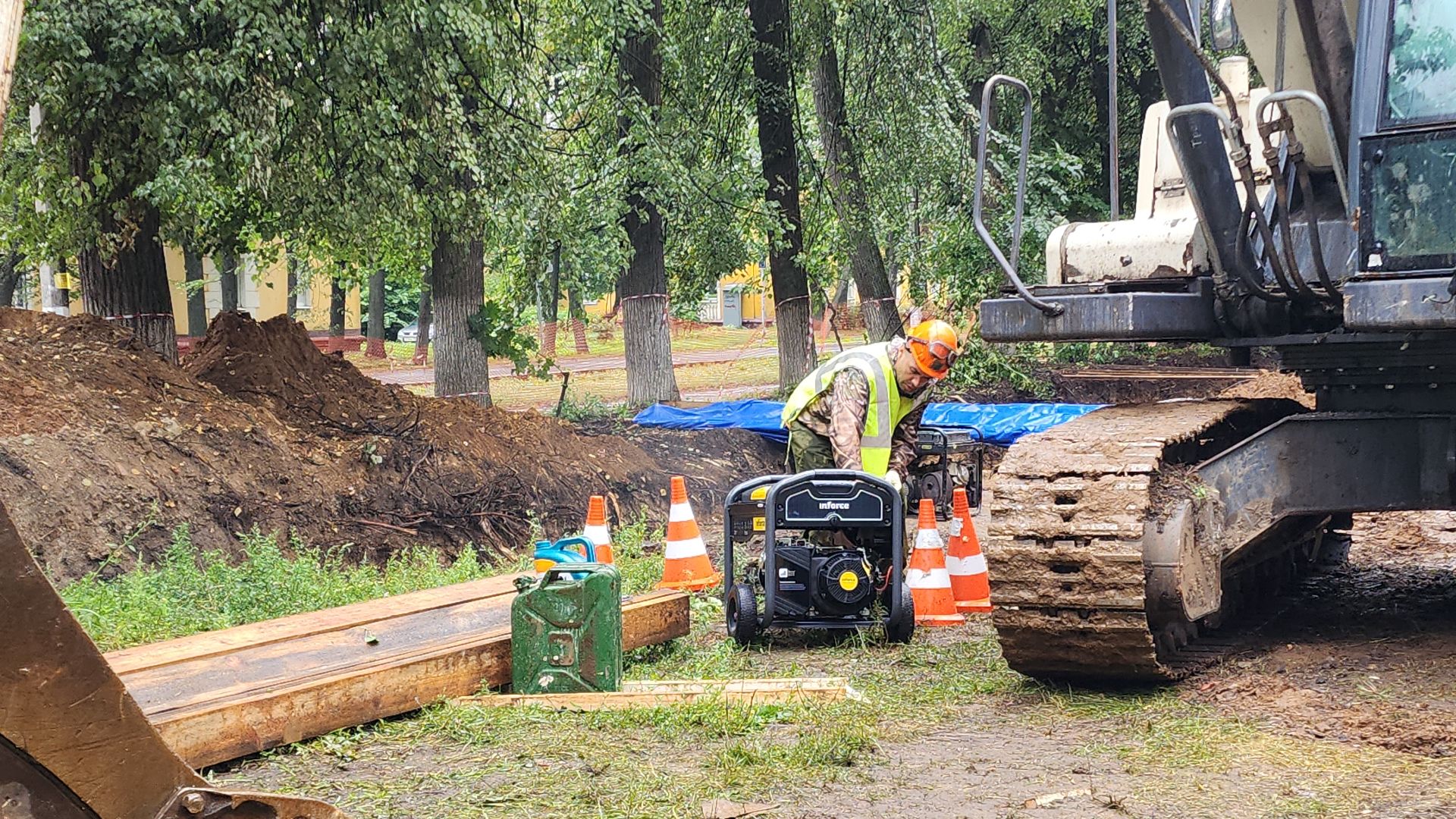 жкх, жкх подмосковья, электросталь, теплотрасса, ремонт теплотрассы, котельная, котельная восточная, отопительный сезон,