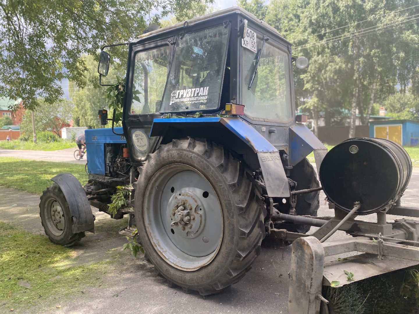 Коломна, Дороги, окос травы,