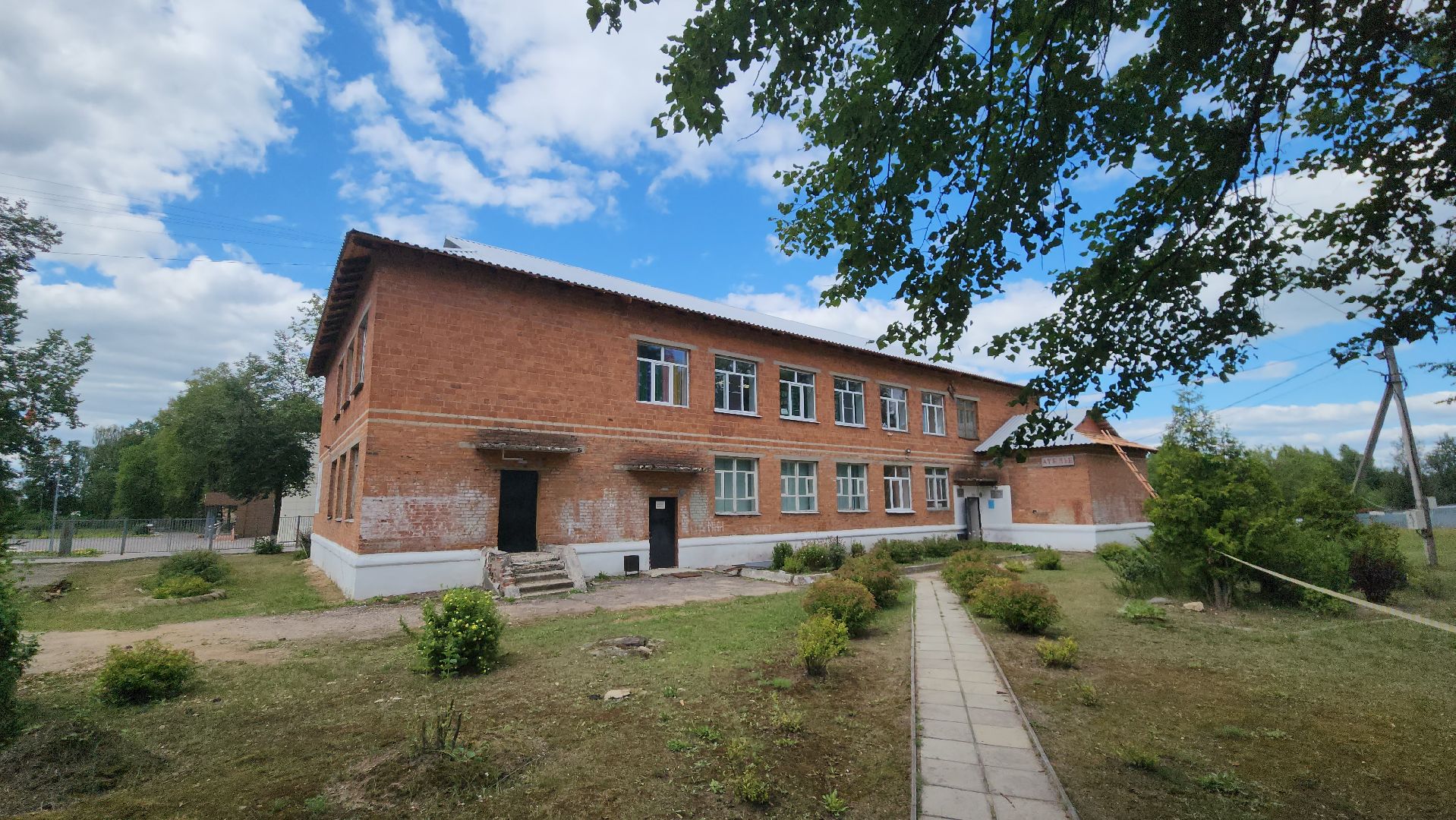 саввино, егорьевск, клуб, сельский клуб, крыша, кровля, благоустройство,