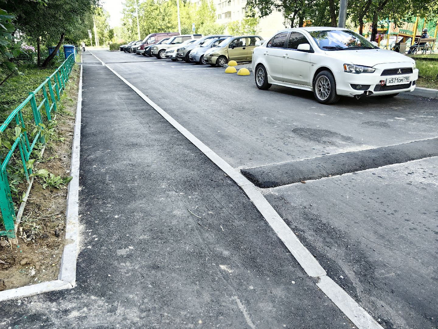 благоустройство 2024, двор, асфальт, детская площадка, спортивная площадка, парковка, щёлково,