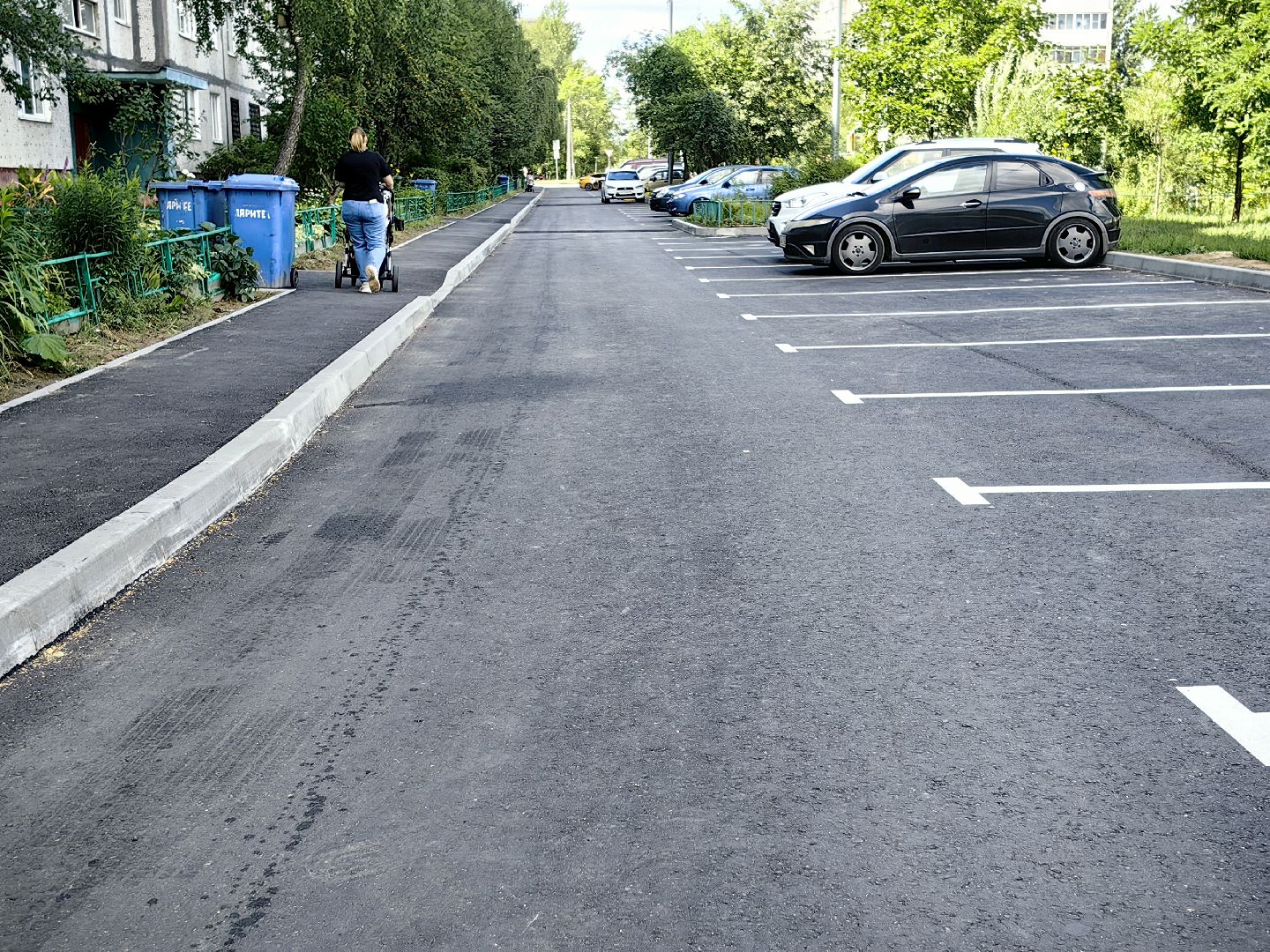 благоустройство 2024, двор, асфальт, детская площадка, спортивная площадка, парковка, щёлково,