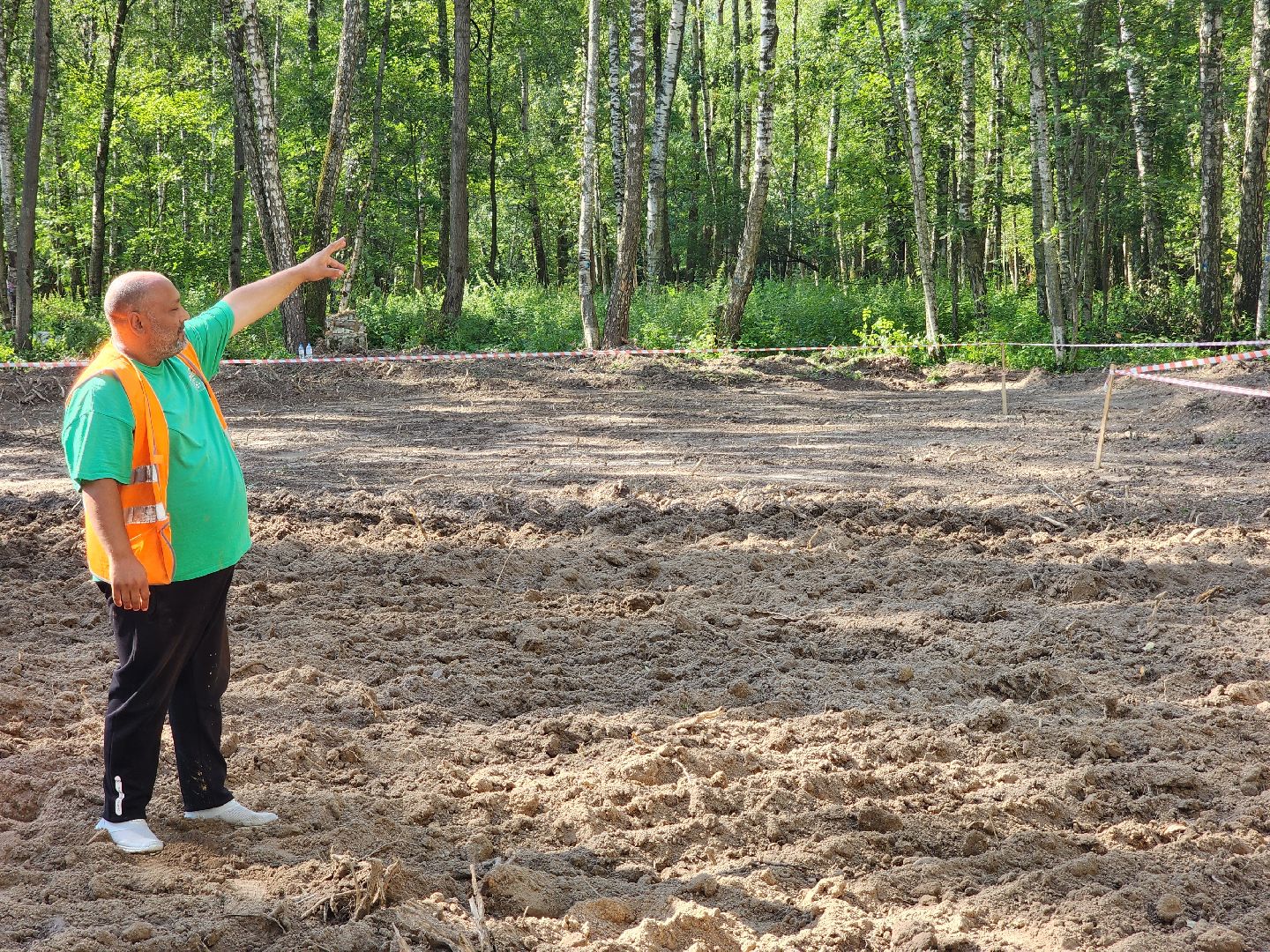 Чехов, микрорайон Губернский, строительство, лесопарк, лесопарковая зона отдыха, благоустройство, программа Парки в лесу, губернатор Московской области Андрей Воробьев, глава администрации го Чехов Михаил Собакин,