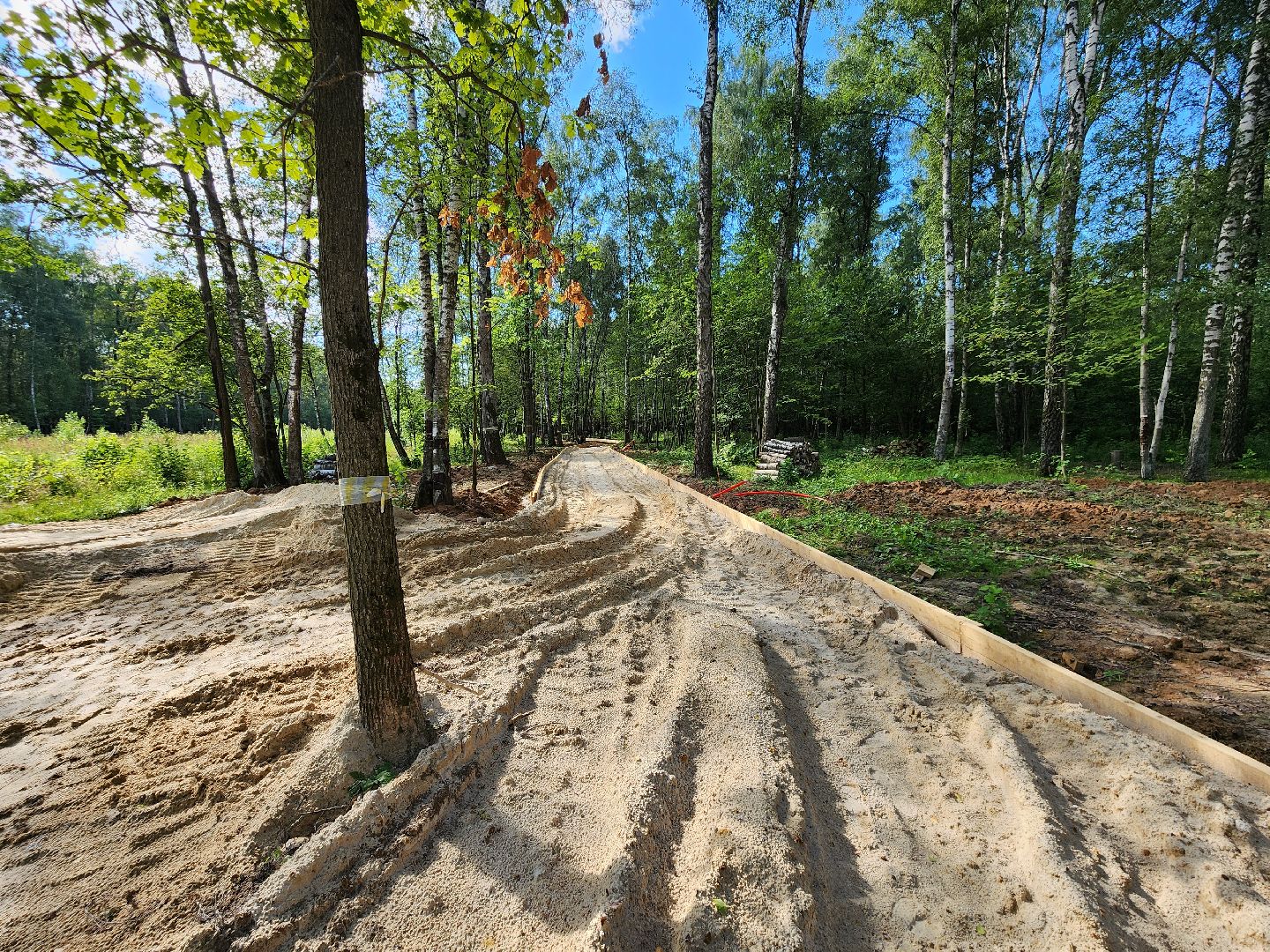 Чехов, микрорайон Губернский, строительство, лесопарк, лесопарковая зона отдыха, благоустройство, программа Парки в лесу, губернатор Московской области Андрей Воробьев, глава администрации го Чехов Михаил Собакин,