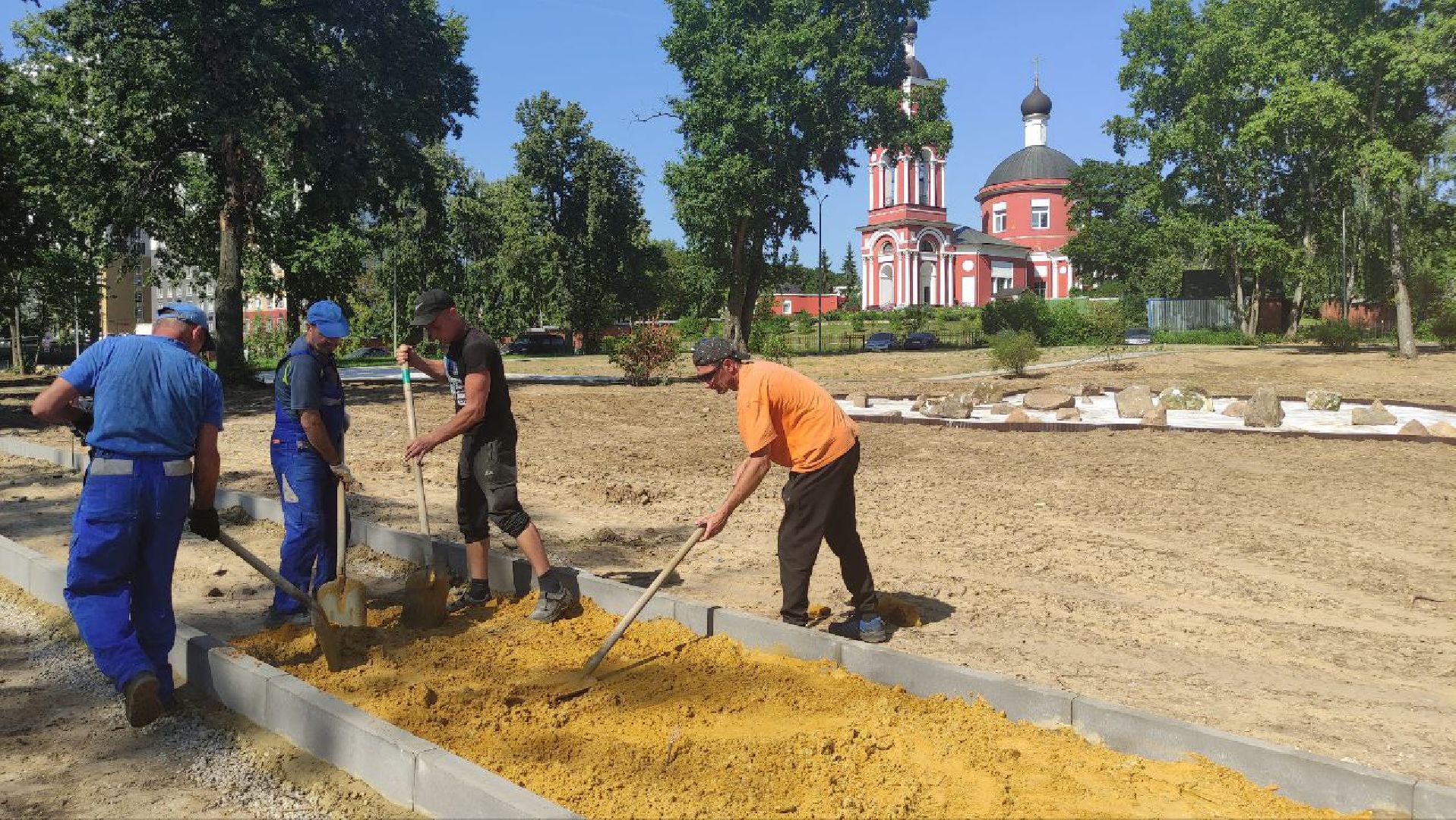 лыткарино, благоустройство, сквер, клумбы,