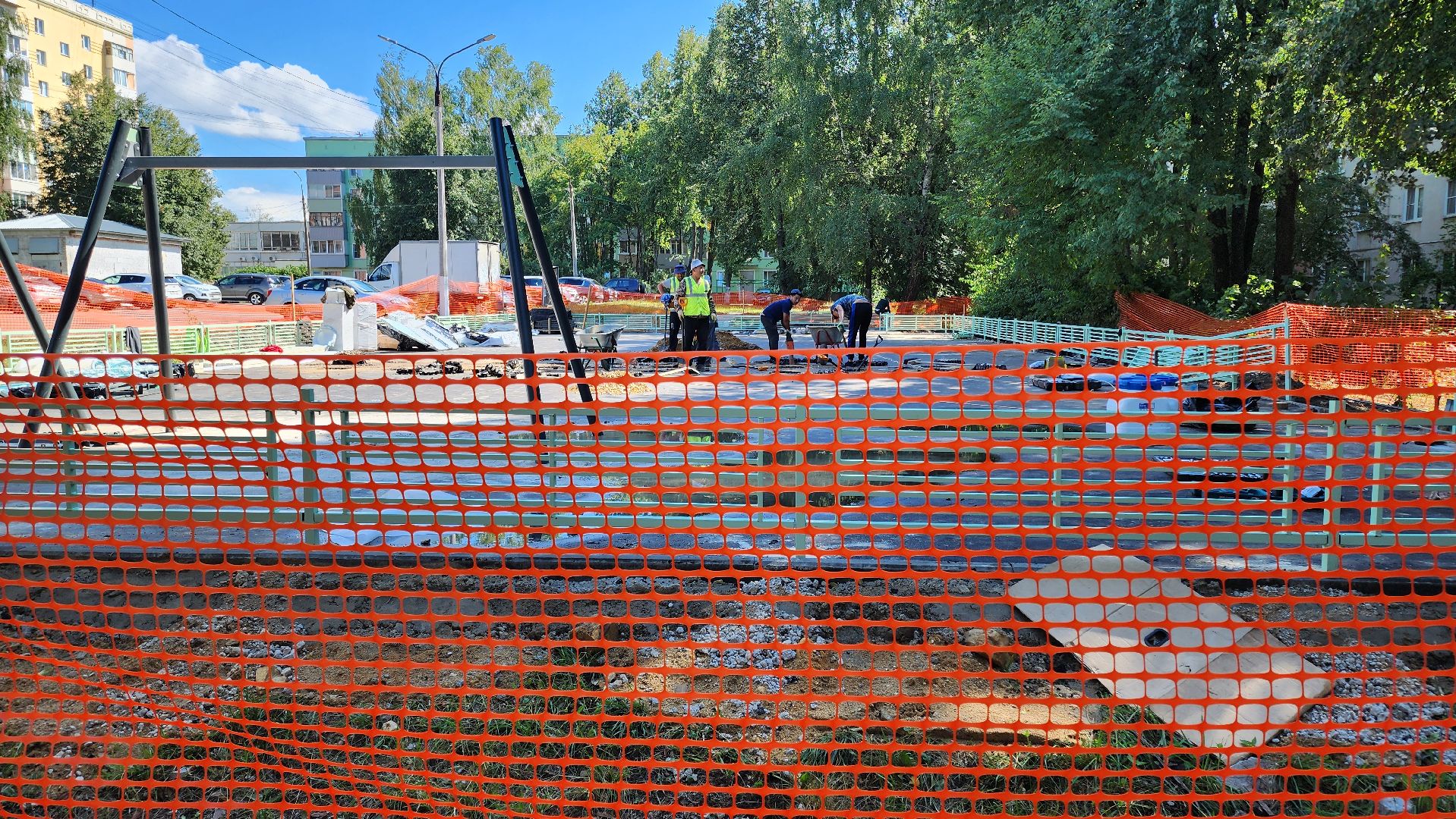 кашира, благоустройство, детские игровые площадки, модернизация, обновление, новые элементы, качели, горки, ожерелье, лиды, топканово,