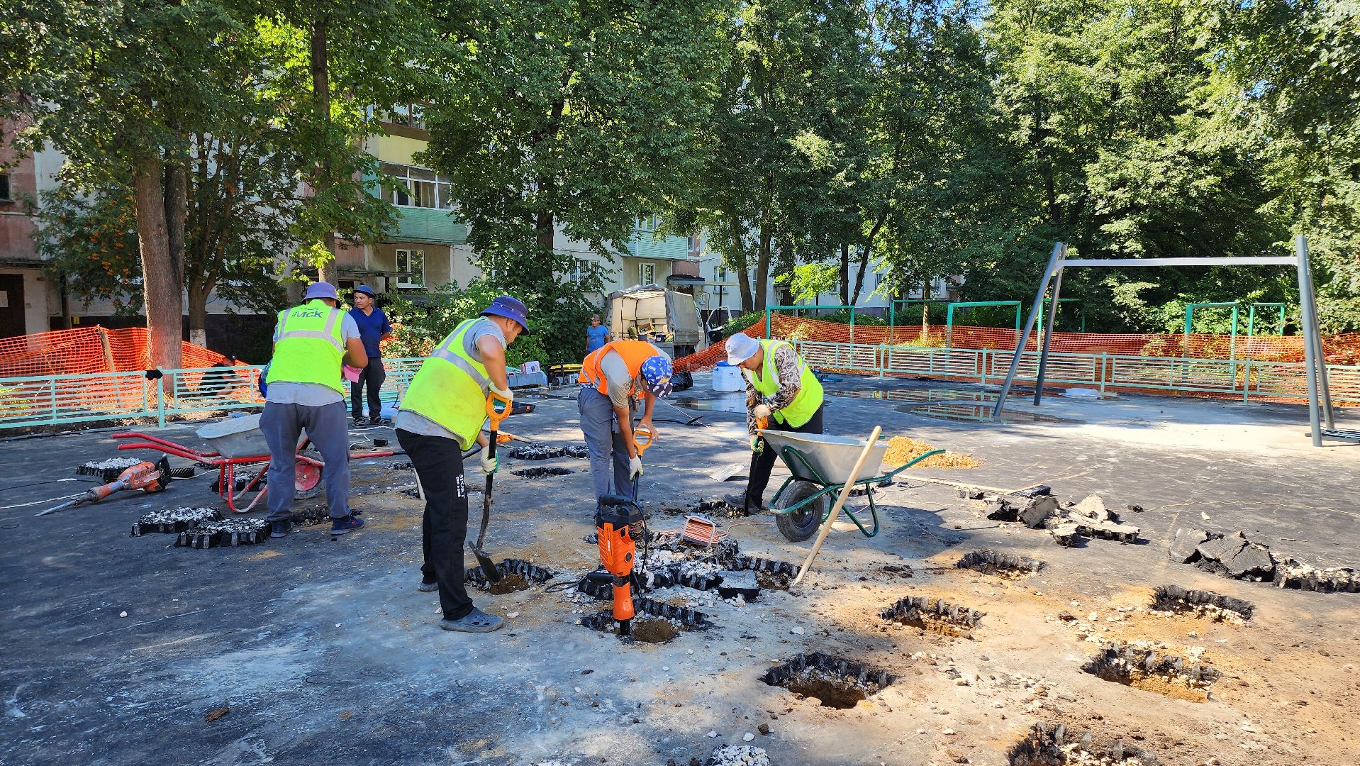 кашира, благоустройство, детские игровые площадки, модернизация, обновление, новые элементы, качели, горки, ожерелье, лиды, топканово,