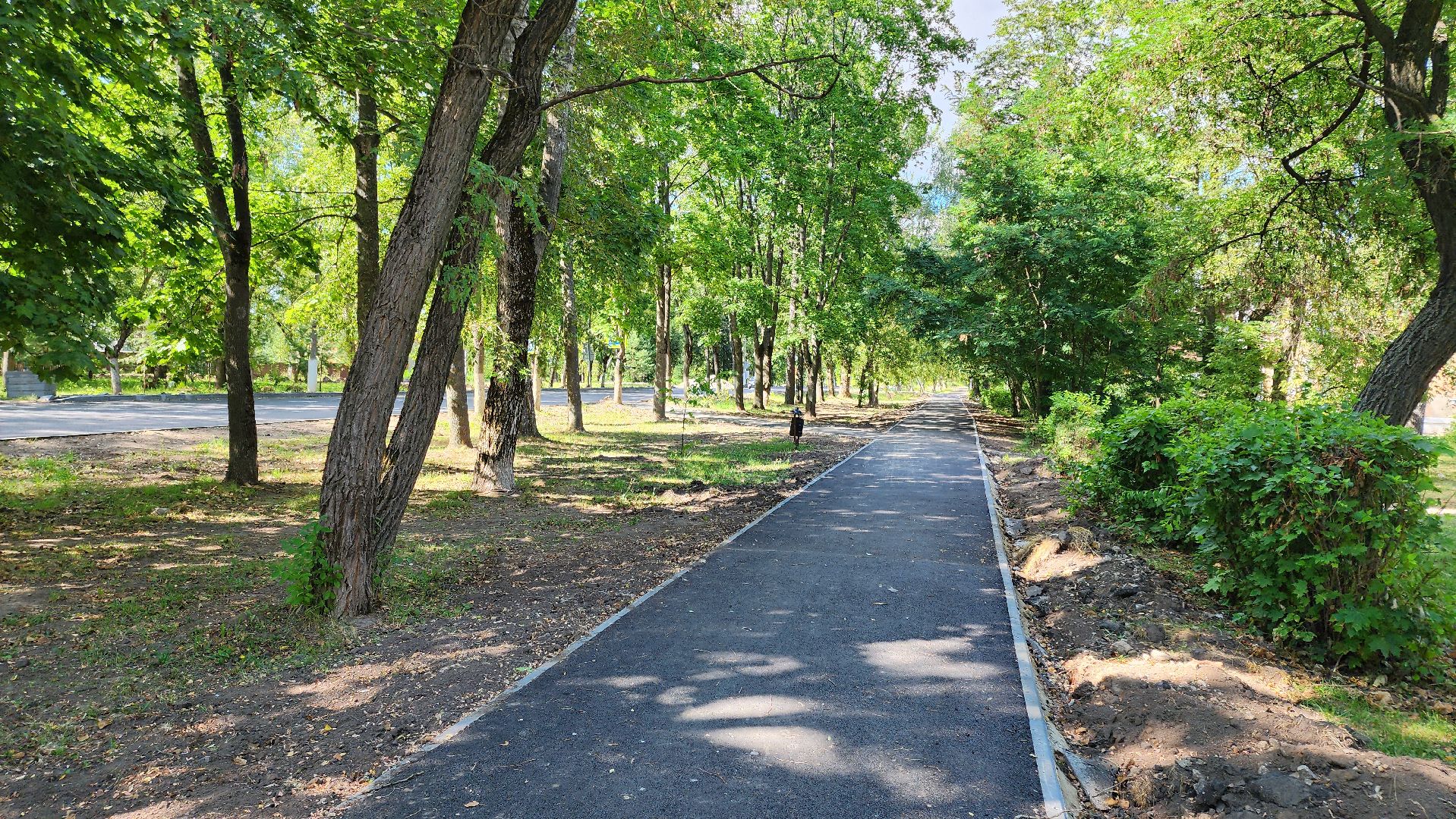 кашира, ожерелье, ул советская, ремонт дорог, асфальтирование дорог, бордюр, тротуар, урны,