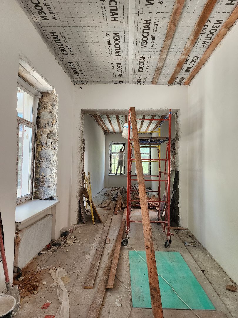 Дубна, Строительство, Школа 1, Капитальный ремонт, спортплощадка,