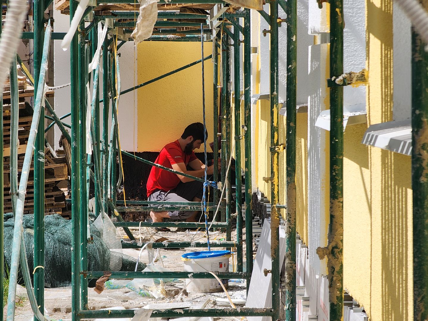 Дубна, Строительство, Школа 1, Капитальный ремонт, спортплощадка,