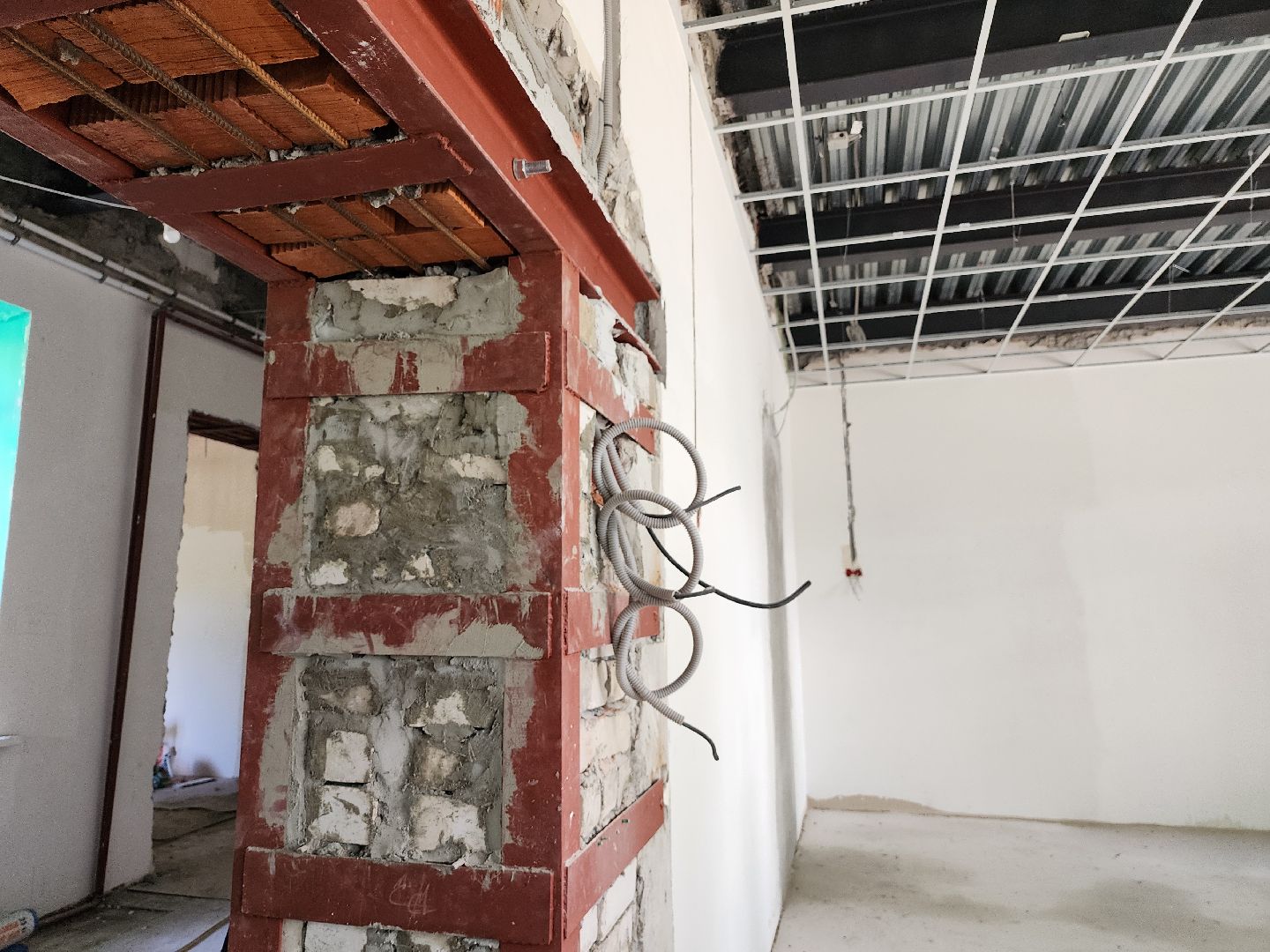 Дубна, Строительство, Школа 1, Капитальный ремонт, спортплощадка,