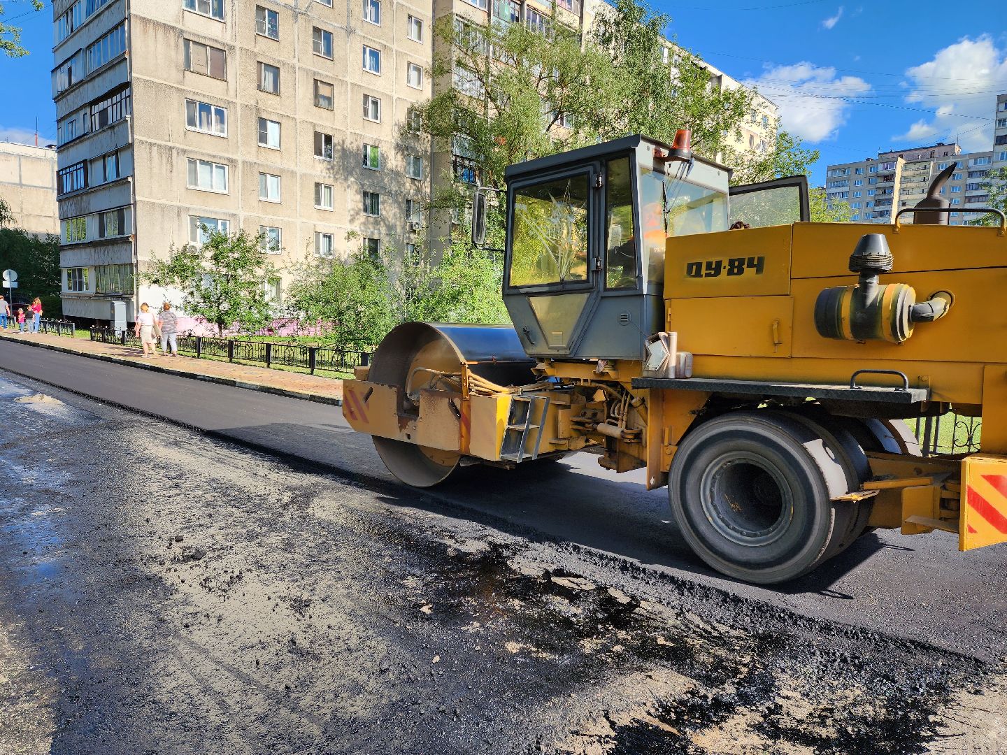 раменское, благоустройство, ремонт внутриквартальных дорог, улица Гурьева дом 20-28,