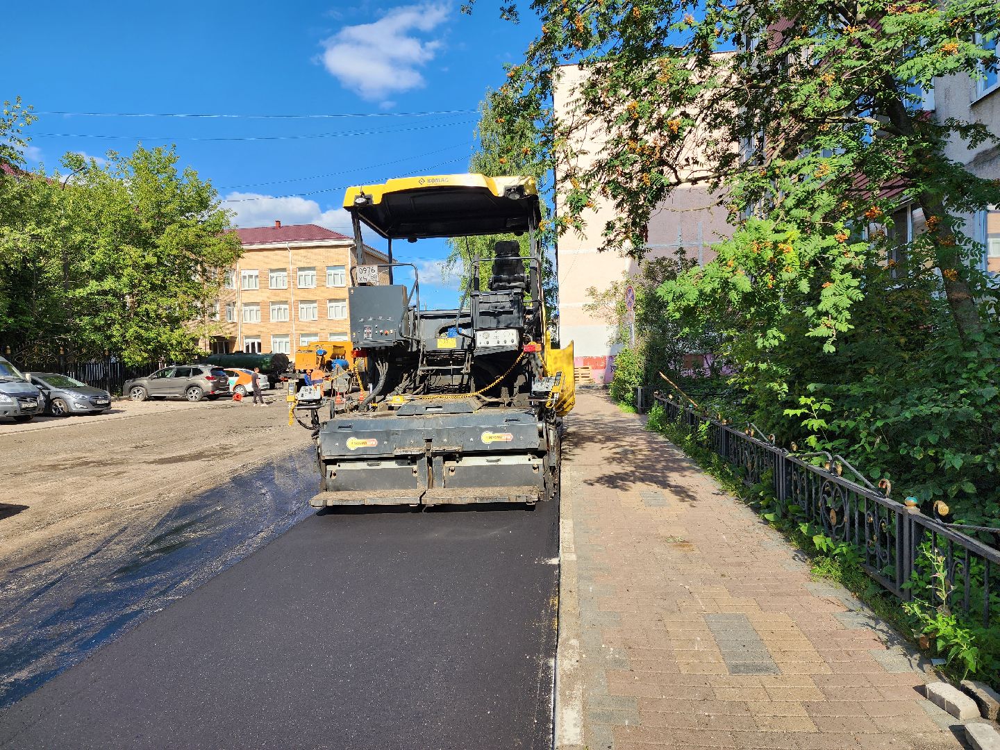 раменское, благоустройство, ремонт внутриквартальных дорог, улица Гурьева дом 20-28,