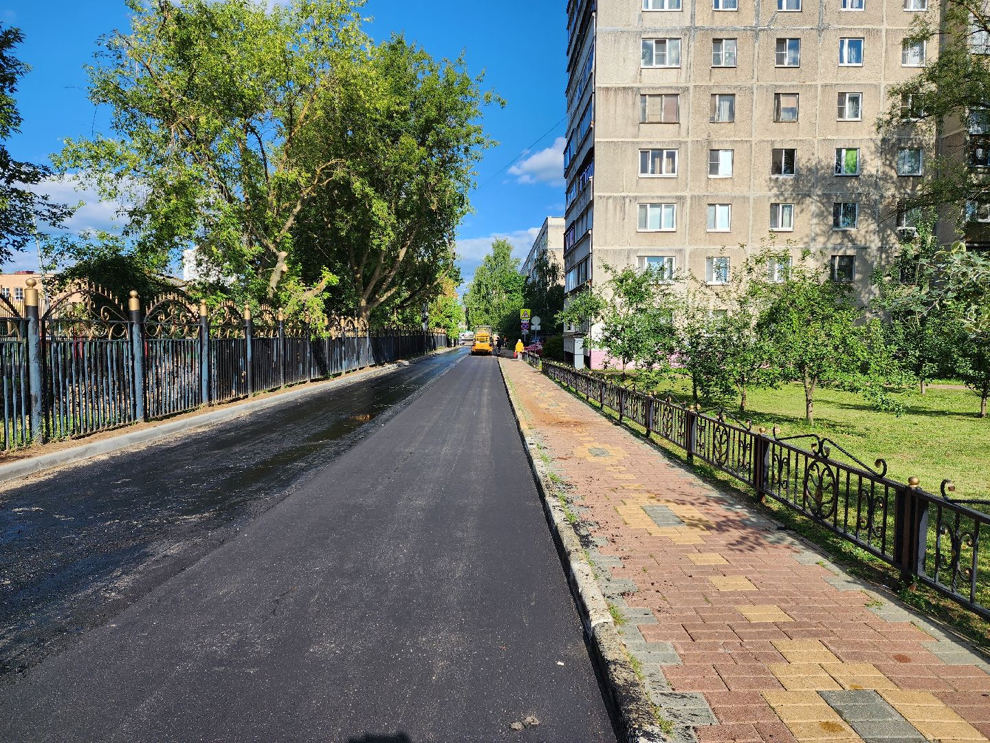 раменское, благоустройство, ремонт внутриквартальных дорог, улица Гурьева дом 20-28,