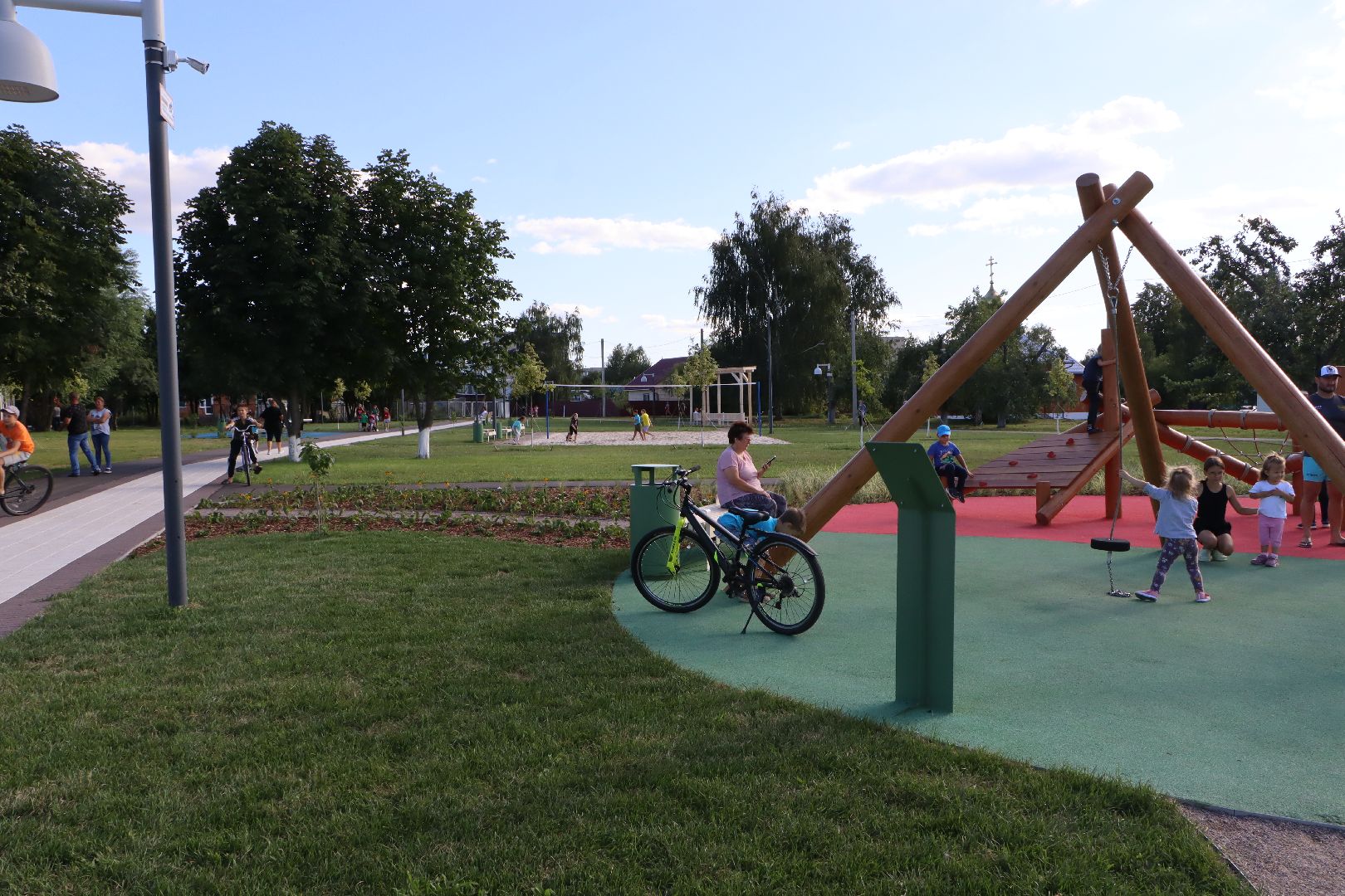 национальный проект жилье и городская среда, Яблоневый сад, поселок Успенский, серебряные Пруды, благоустройство, президентские проекты,