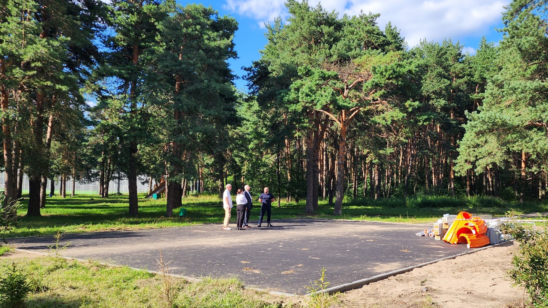 модернизация детской площадки, благоустройство территорий,